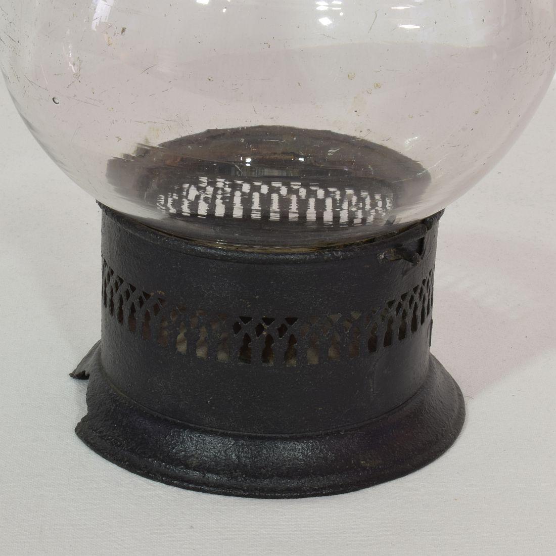French, 19th Century Metal Lantern 9