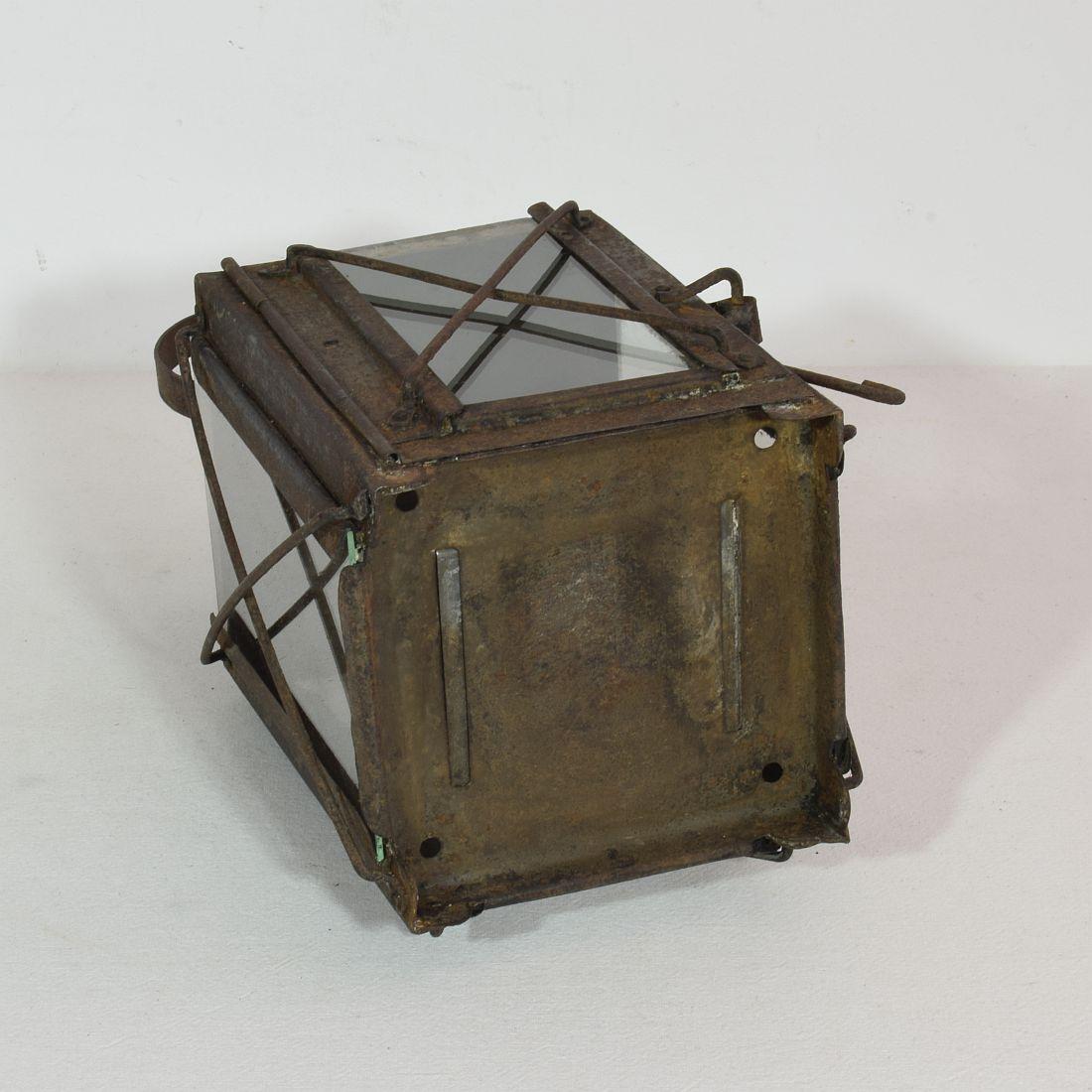 French, 19th Century, Metal Lantern 8