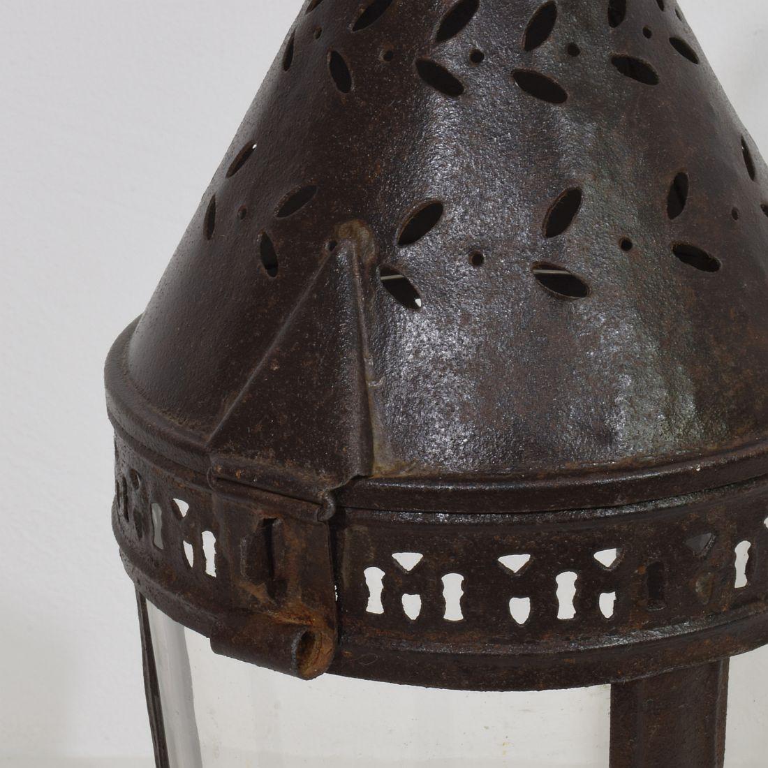 French, 19th Century Metal Lantern For Sale 5