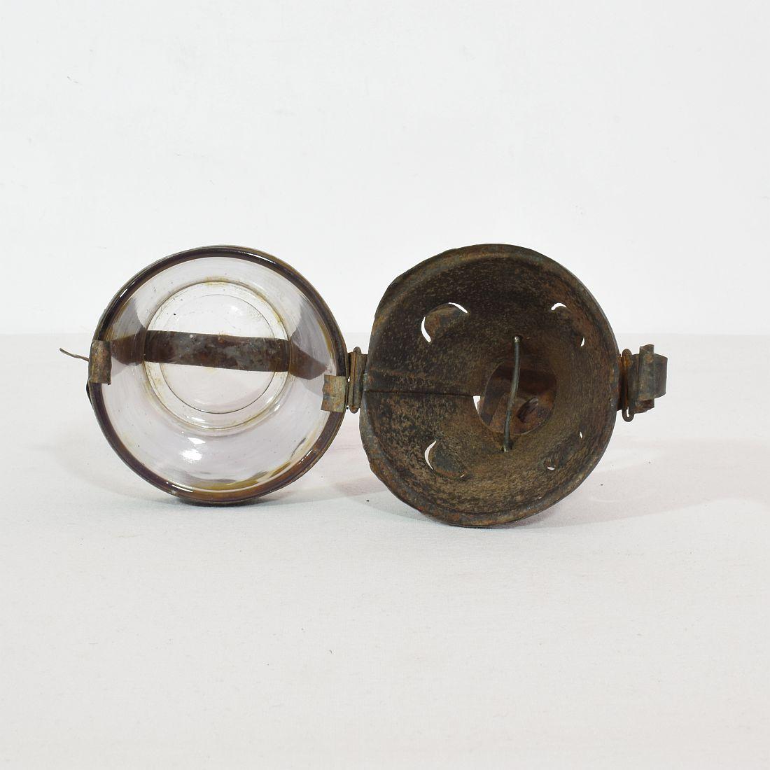 French, 19th Century Metal Lantern 9