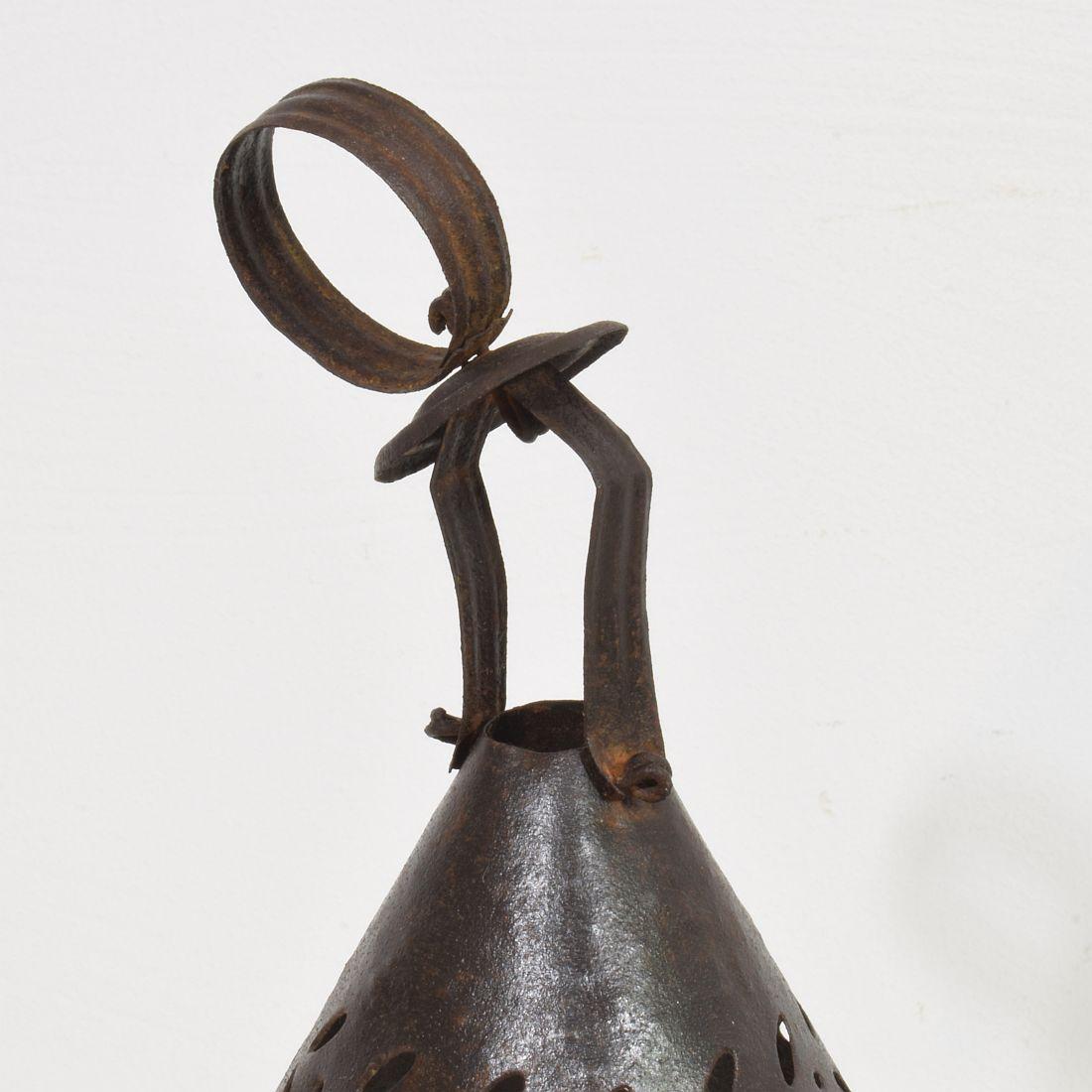 Lanterne en métal française du XIXe siècle en vente 8