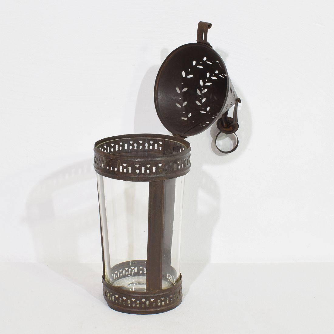 French, 19th Century Metal Lantern For Sale 10