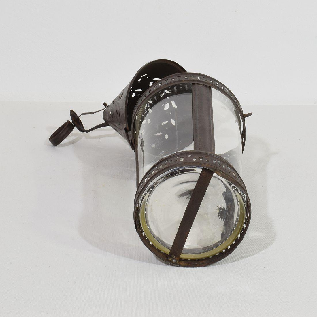 Farol de metal francés del siglo XIX en venta 13