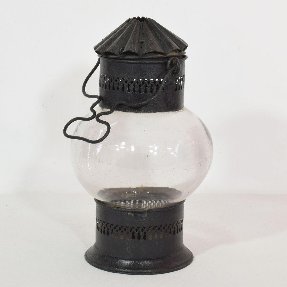 French, 19th Century Metal Lantern 1