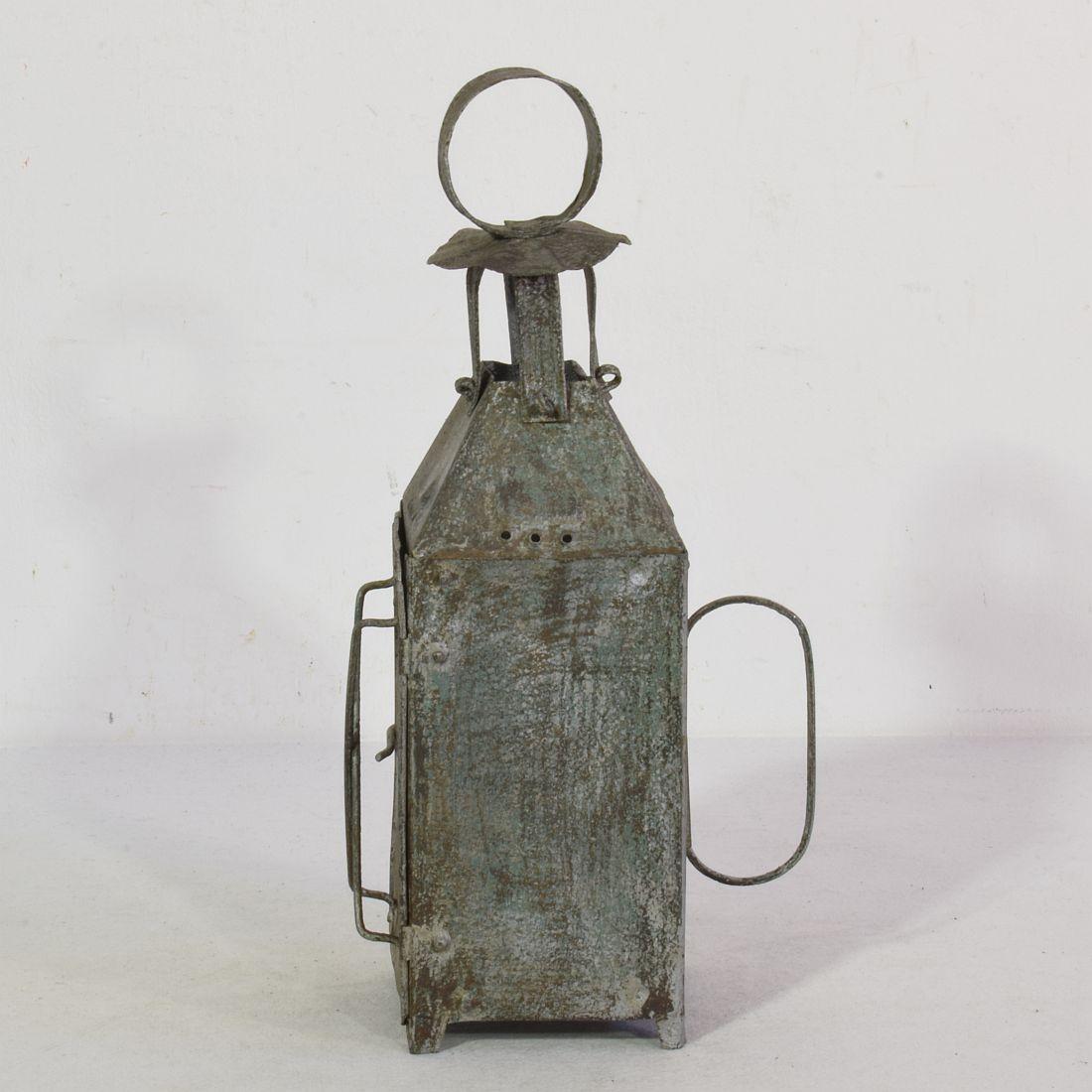 French, 19th Century, Metal Lantern 1
