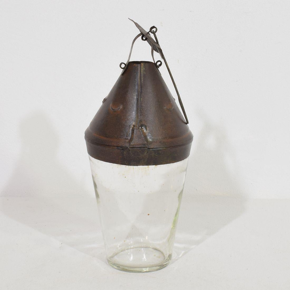 French, 19th Century Metal Lantern For Sale 2