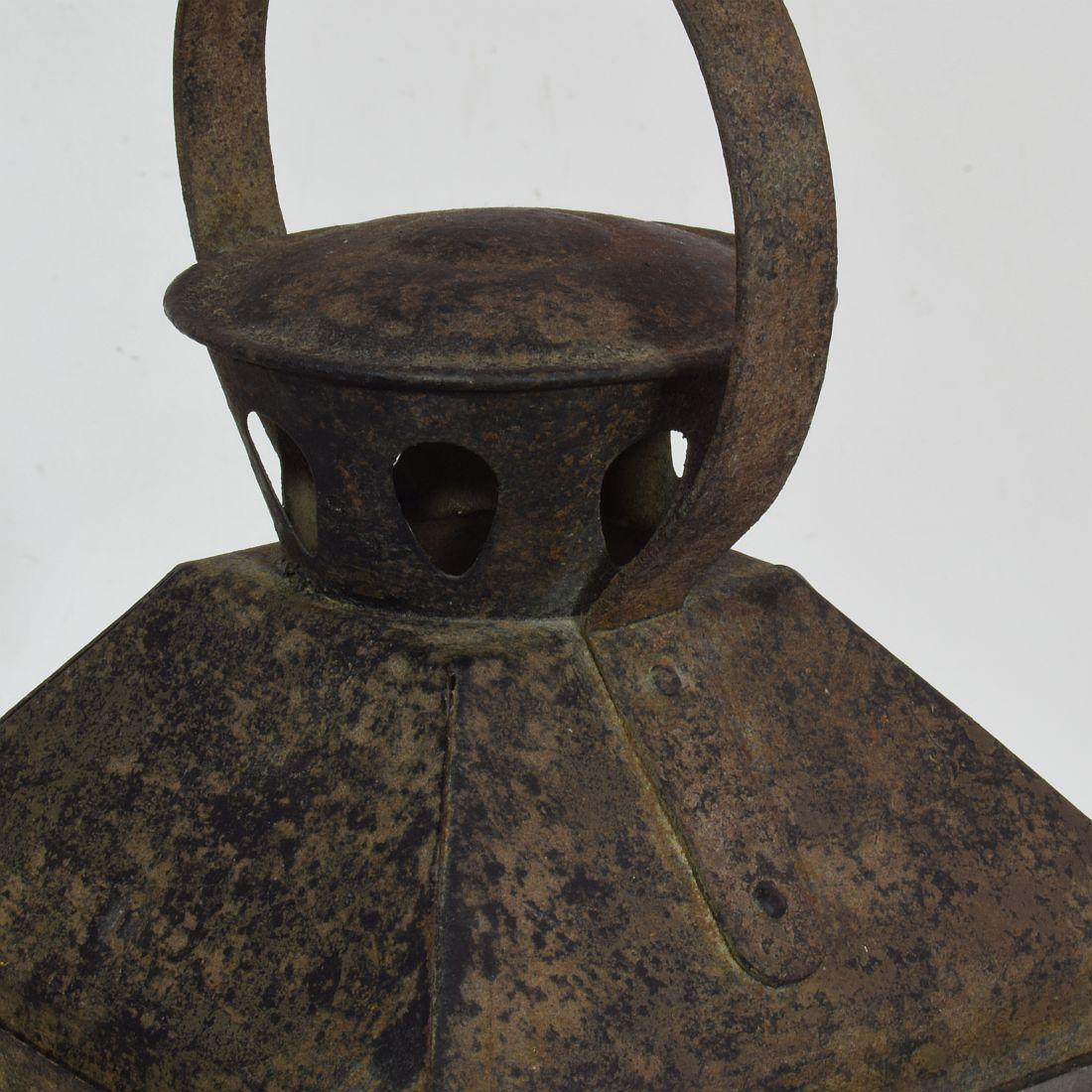 French, 19th Century, Metal Lantern 4