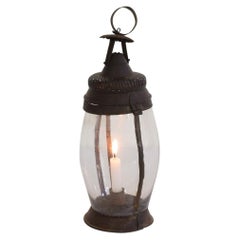 Antique French, 19th Century Metal Lantern