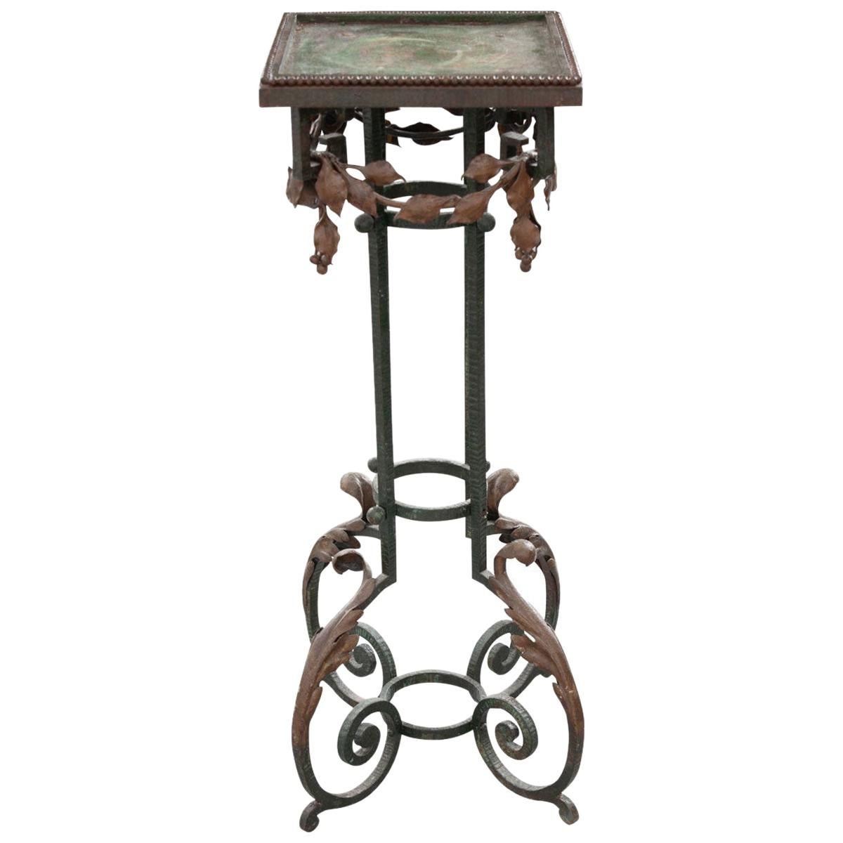 French 19th Century Metal Plant Stand