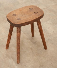 French 19th Century Milking Stool