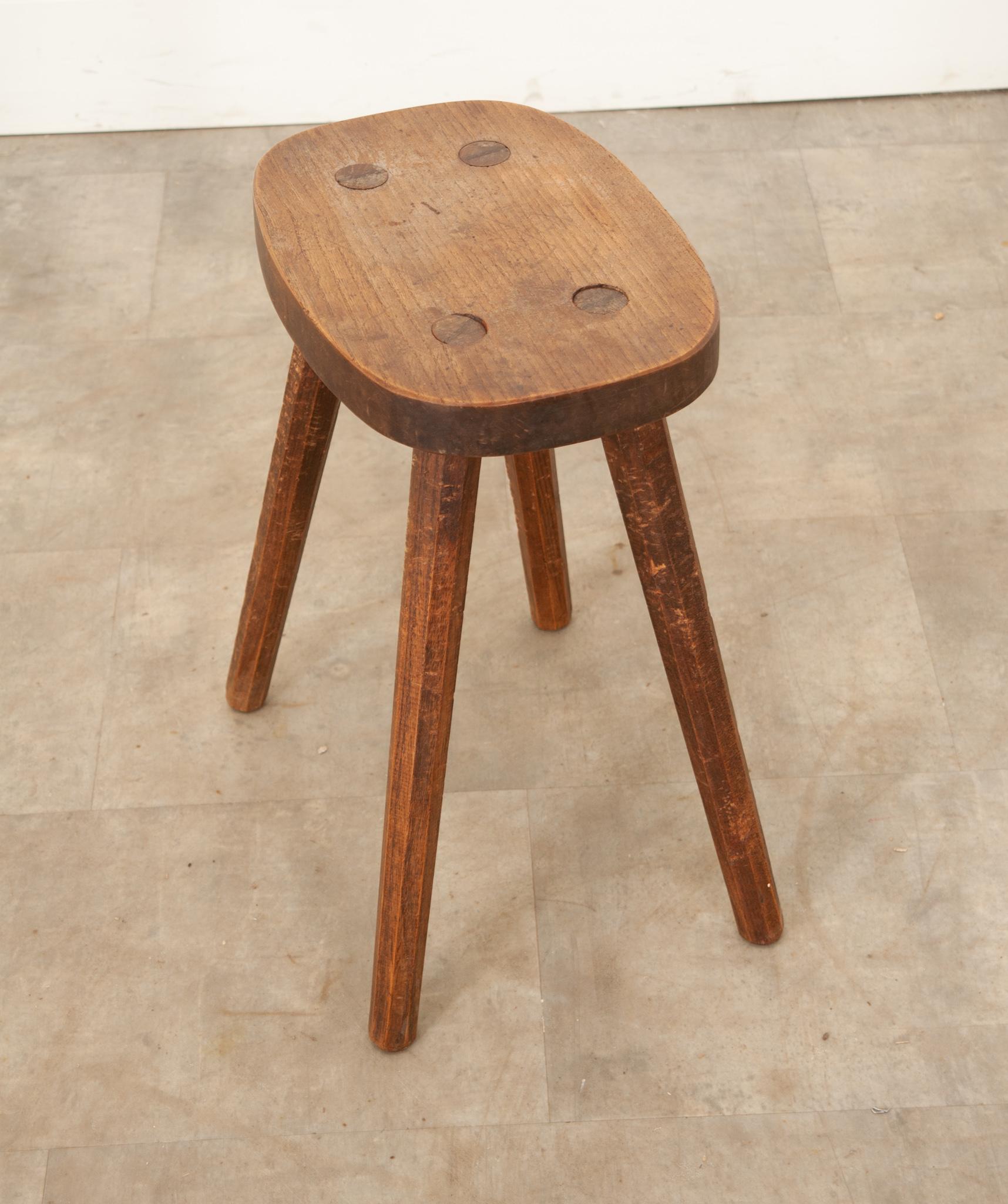 French 19th Century Milking Stool 1