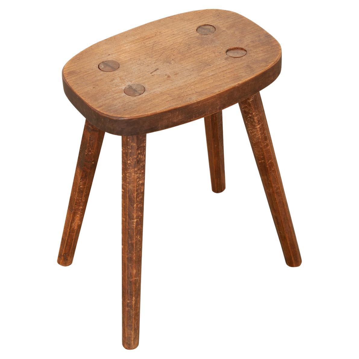 French 19th Century Milking Stool