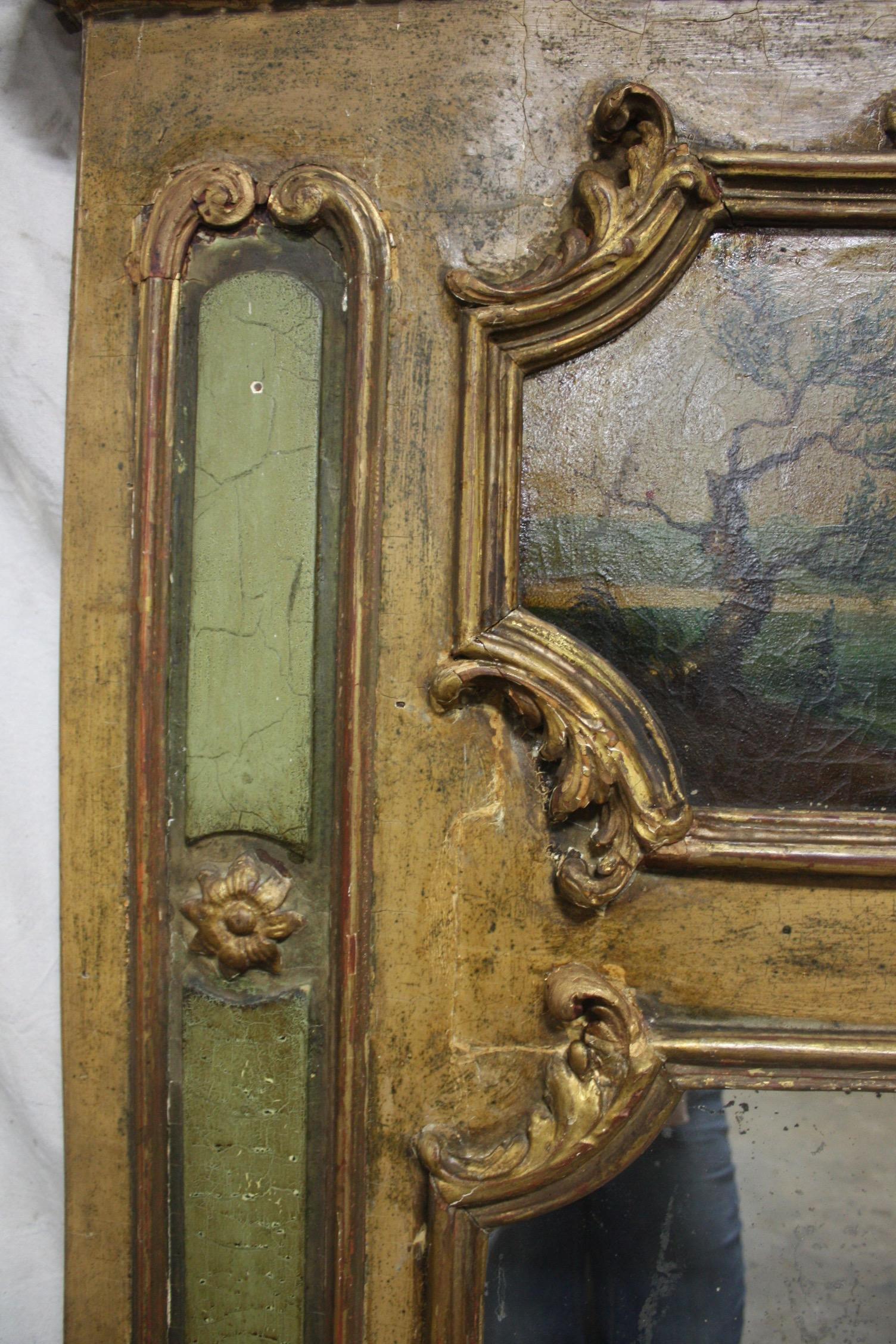 Französisch 19. Jahrhundert Spiegel Trumeau 9