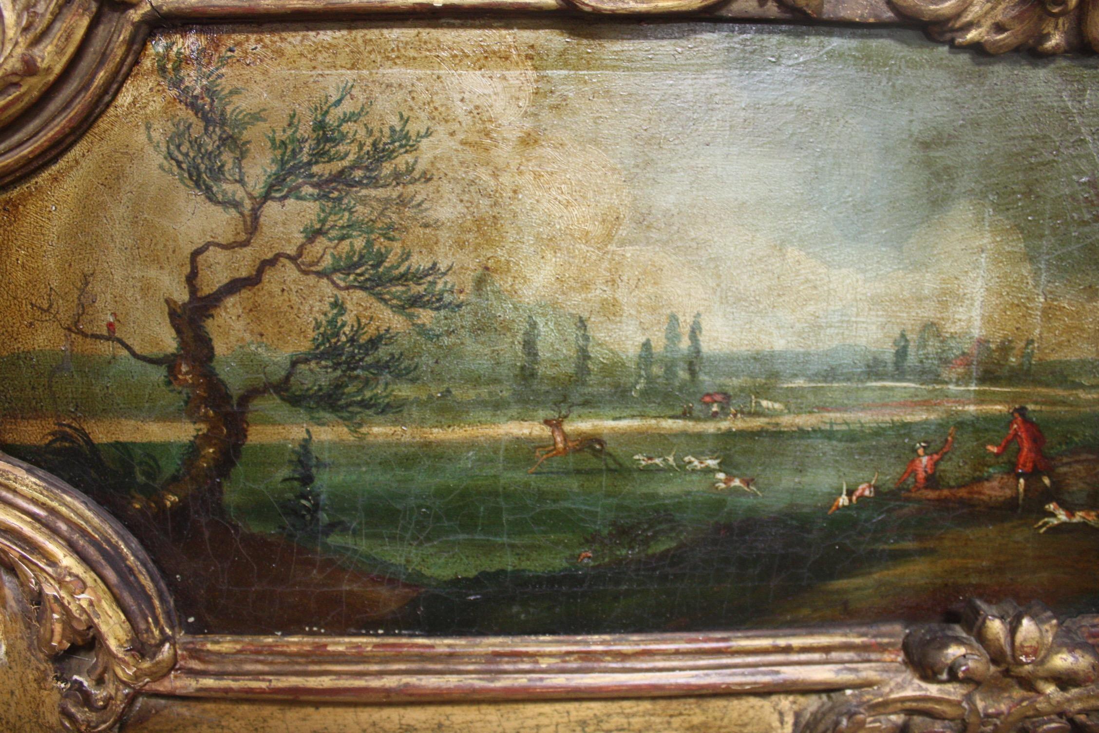 Französisch 19. Jahrhundert Spiegel Trumeau im Zustand „Gut“ in Stockbridge, GA