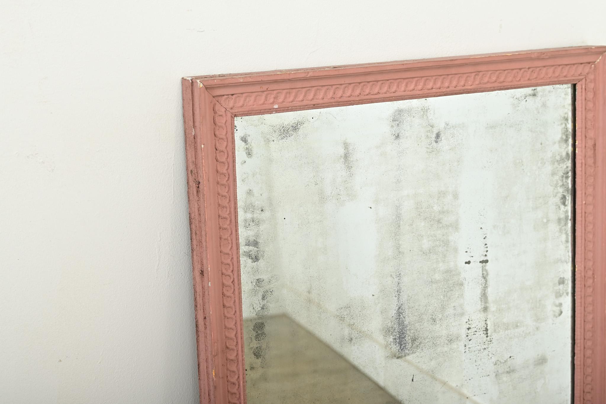 XIXe siècle Miroir français du 19ème siècle avec peinture récente en vente