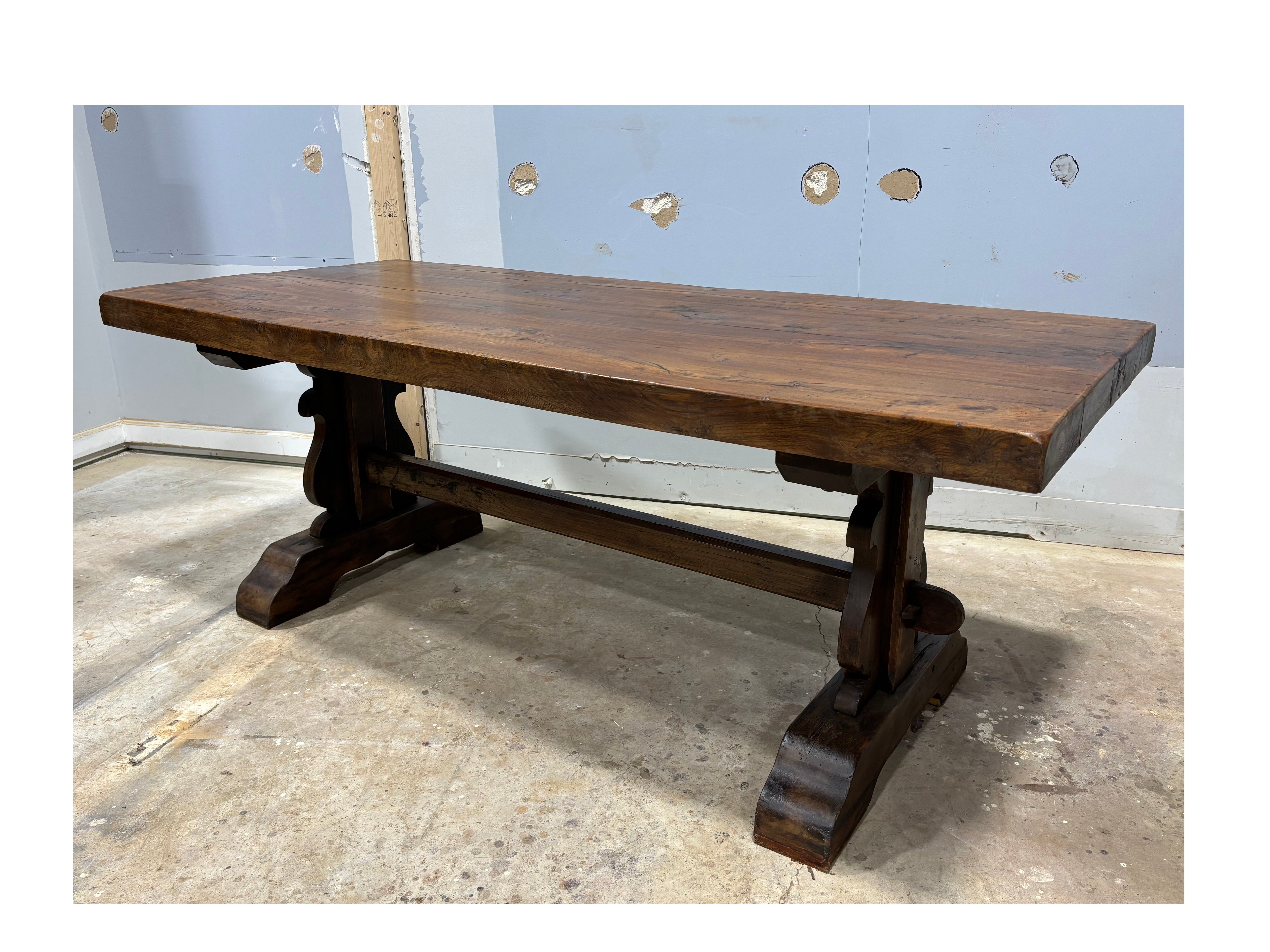 French 19th Century Monastere Table In Good Condition For Sale In Stockbridge, GA
