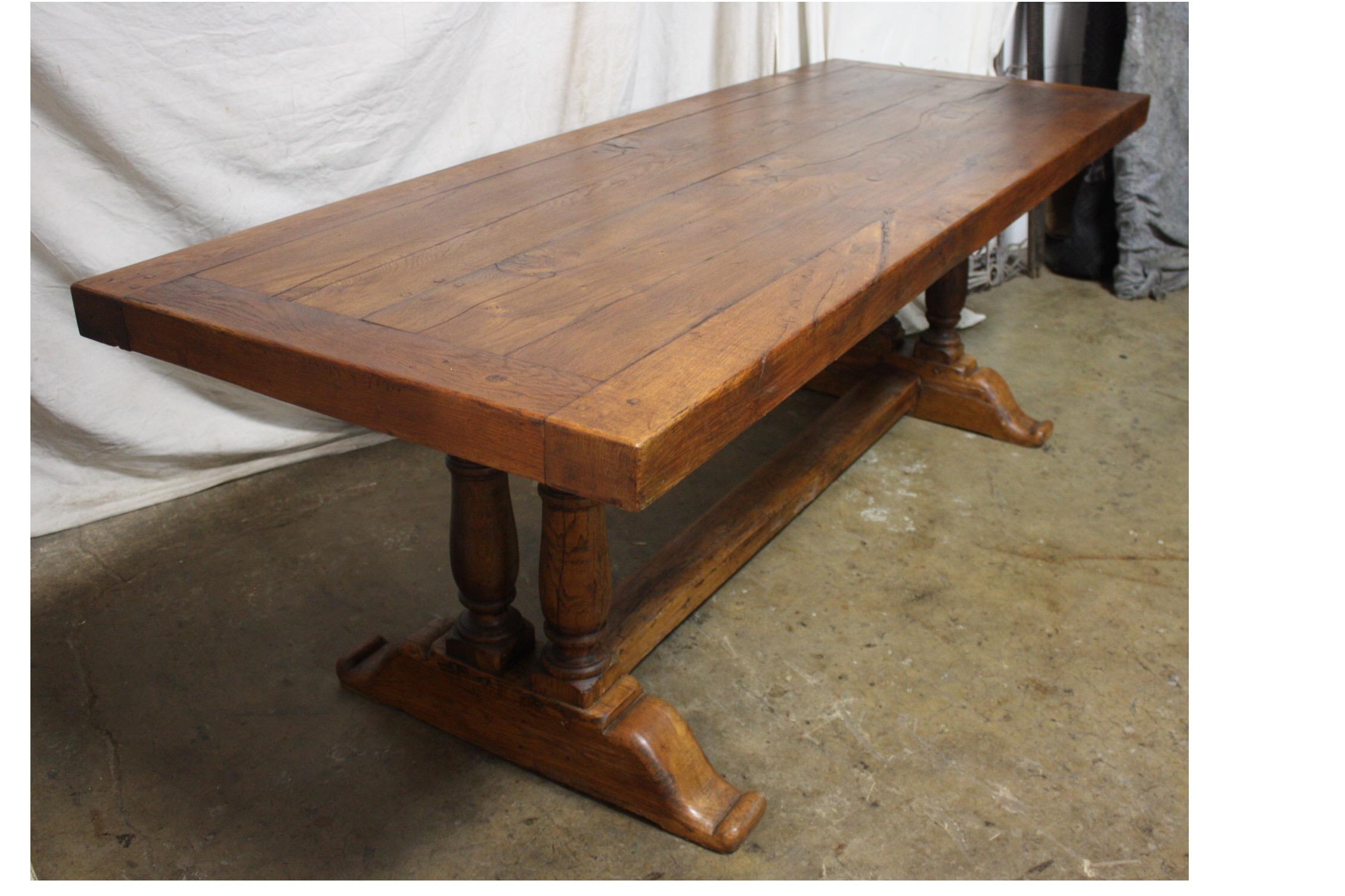 French 19th Century Monastery Table 5