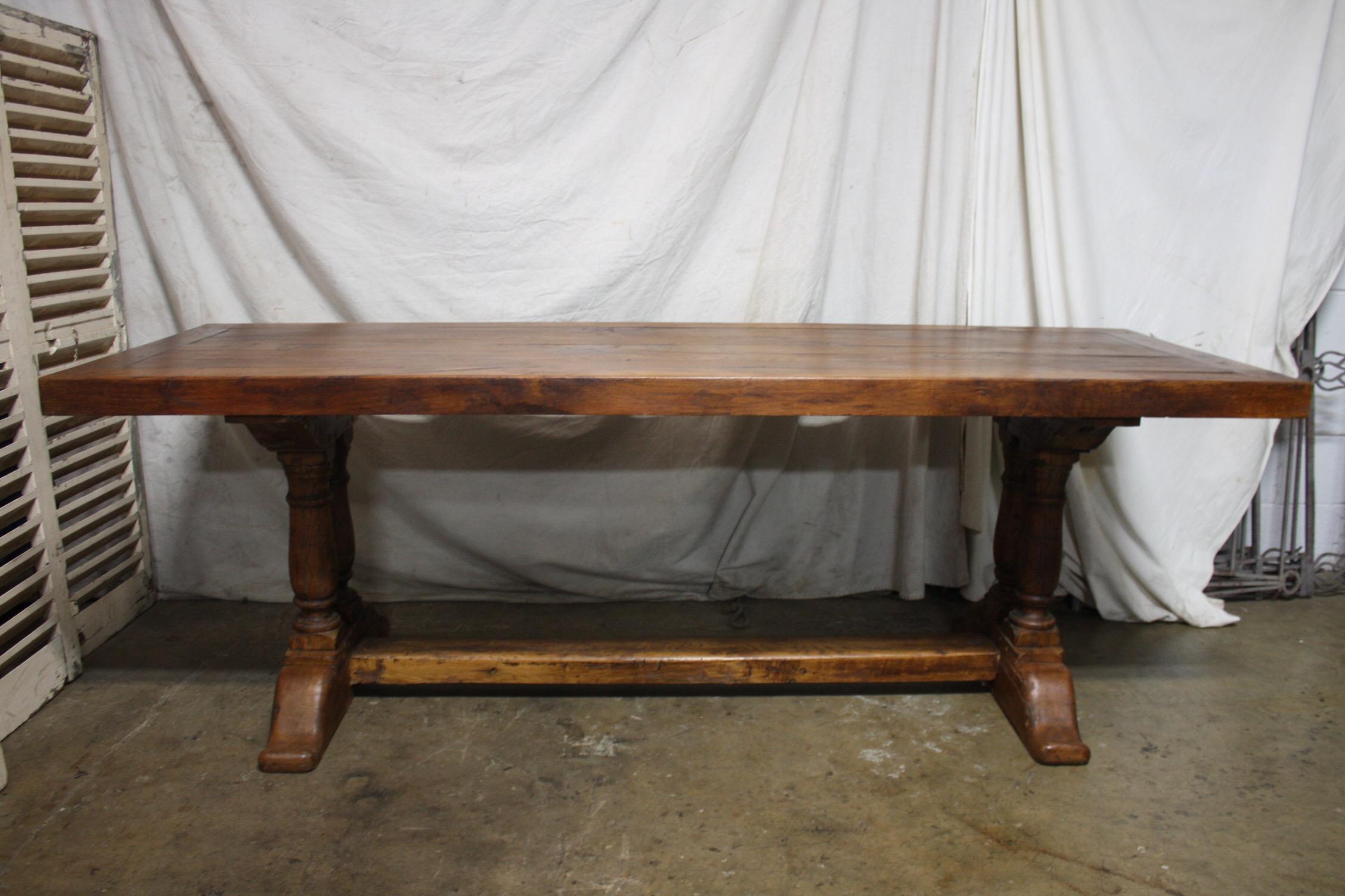 French 19th Century Monastery Table 8
