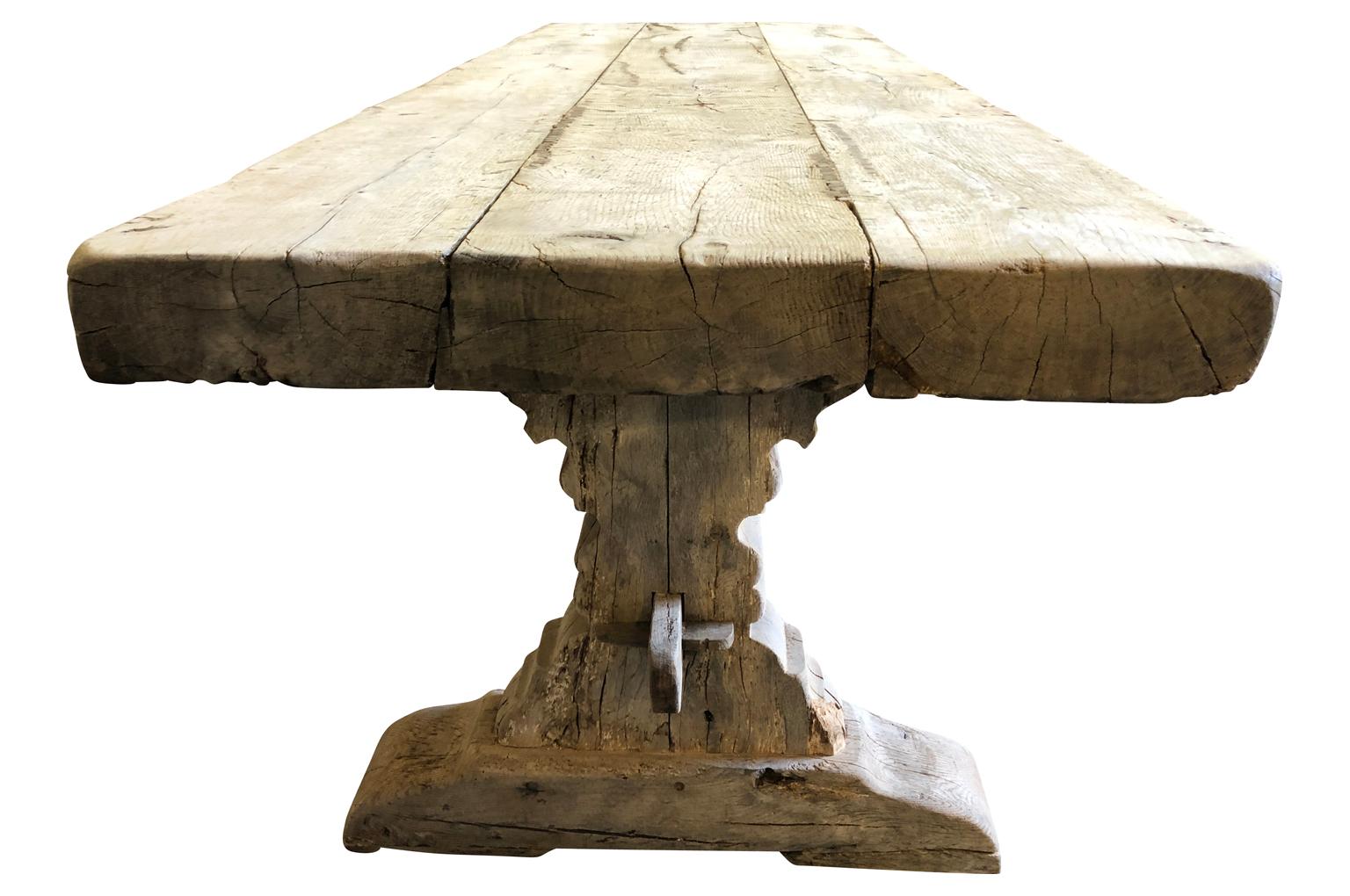 French 19th Century Monastery Table 3