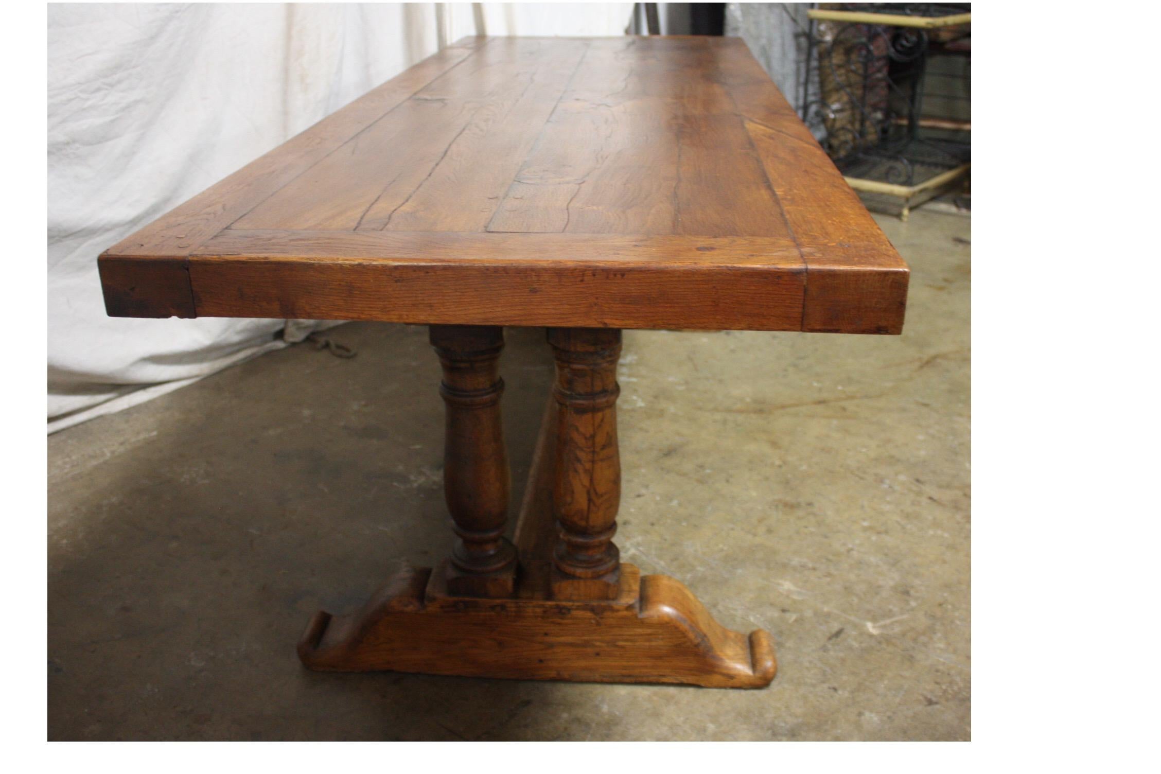 French 19th Century Monastery Table 3