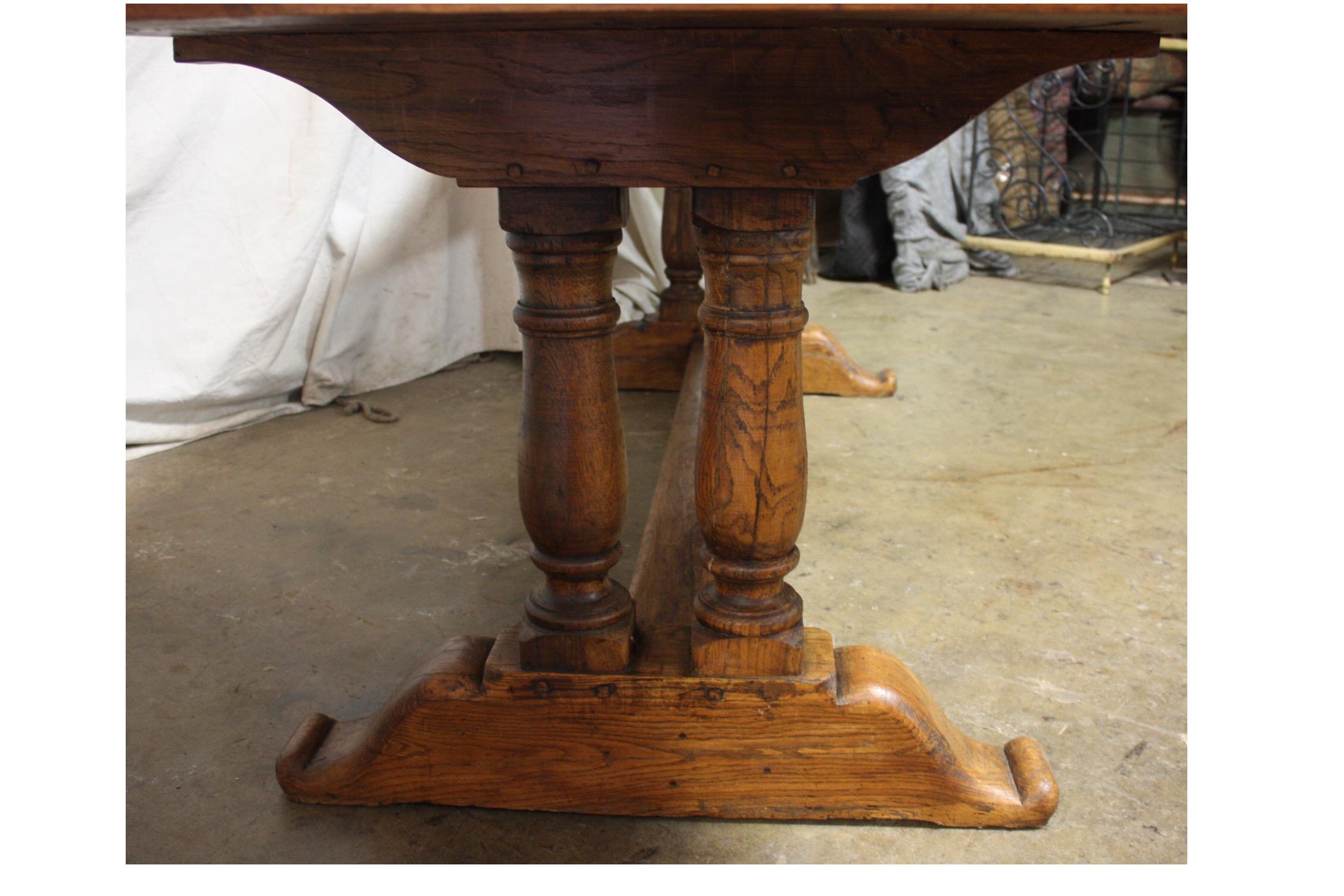 French 19th Century Monastery Table 4