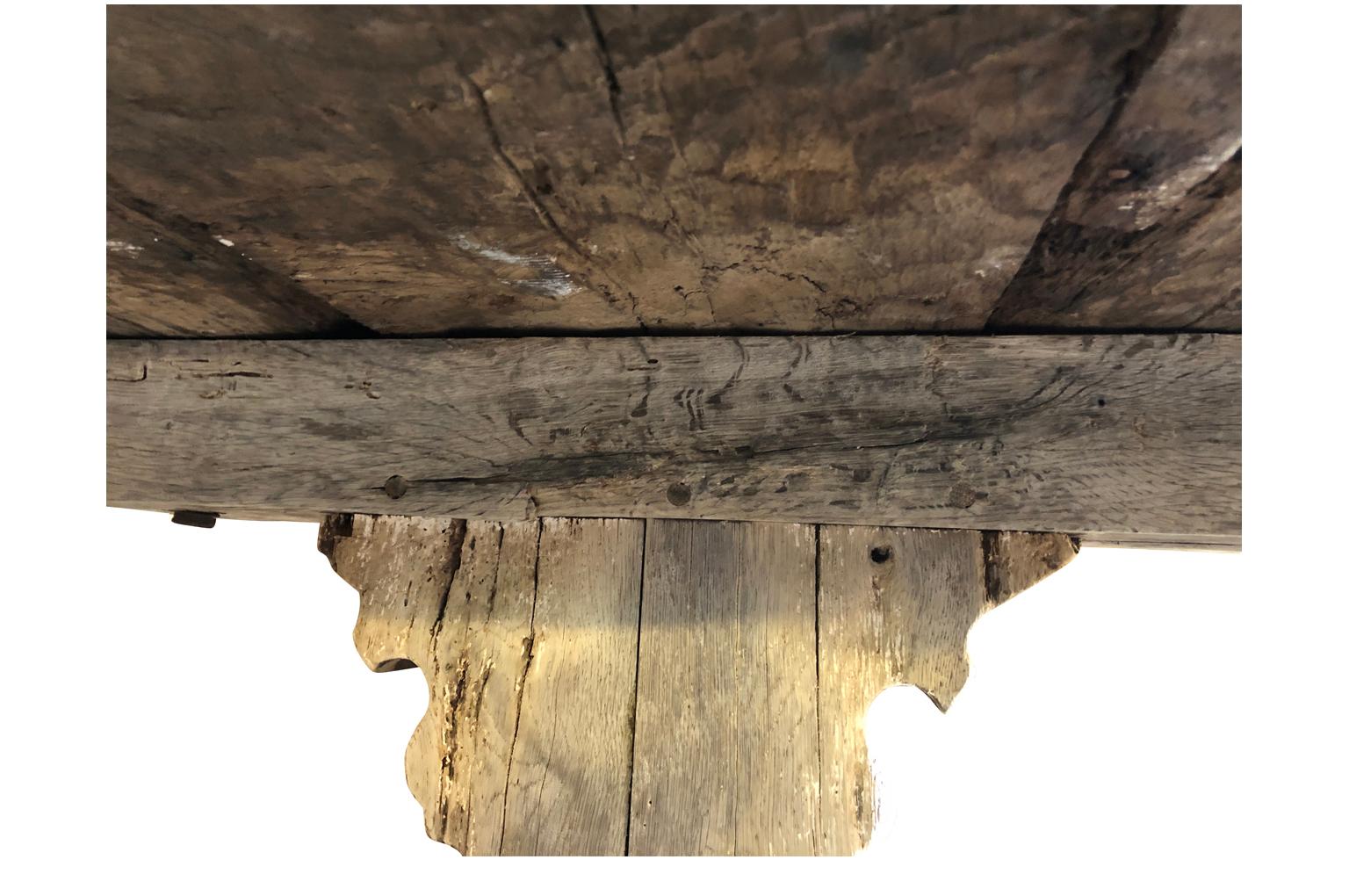 French 19th Century Monastery Table 5