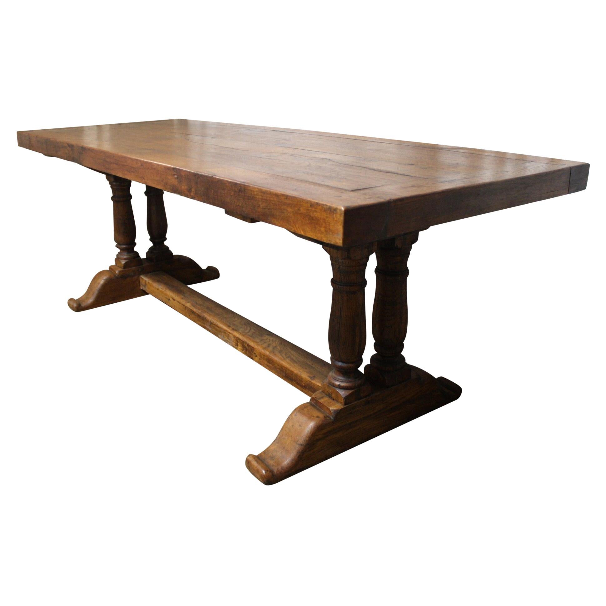 French 19th Century Monastery Table