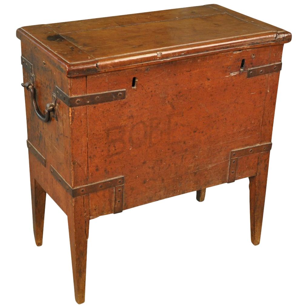 French 19th Century "Money Collecting Trunk"