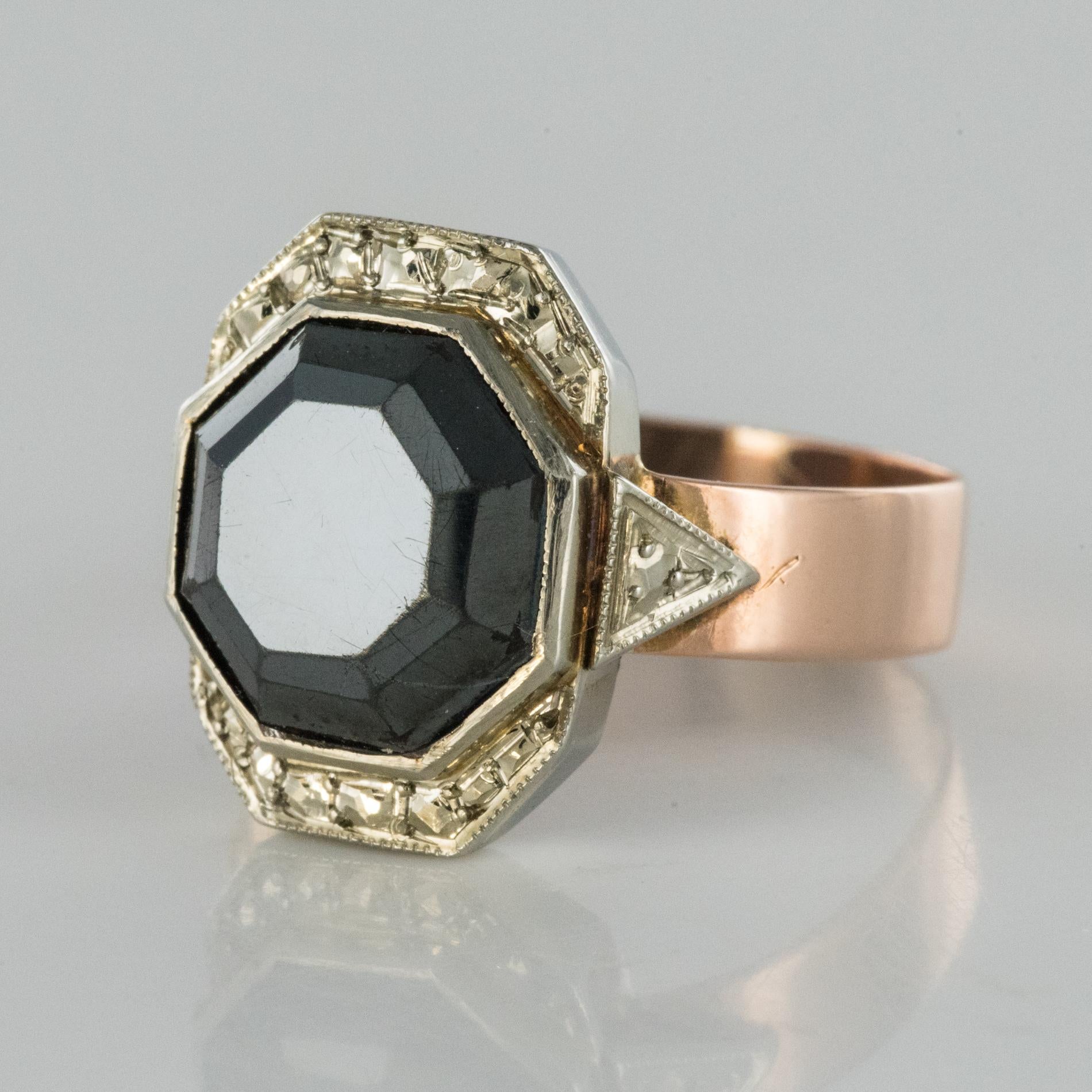hematite engagement rings