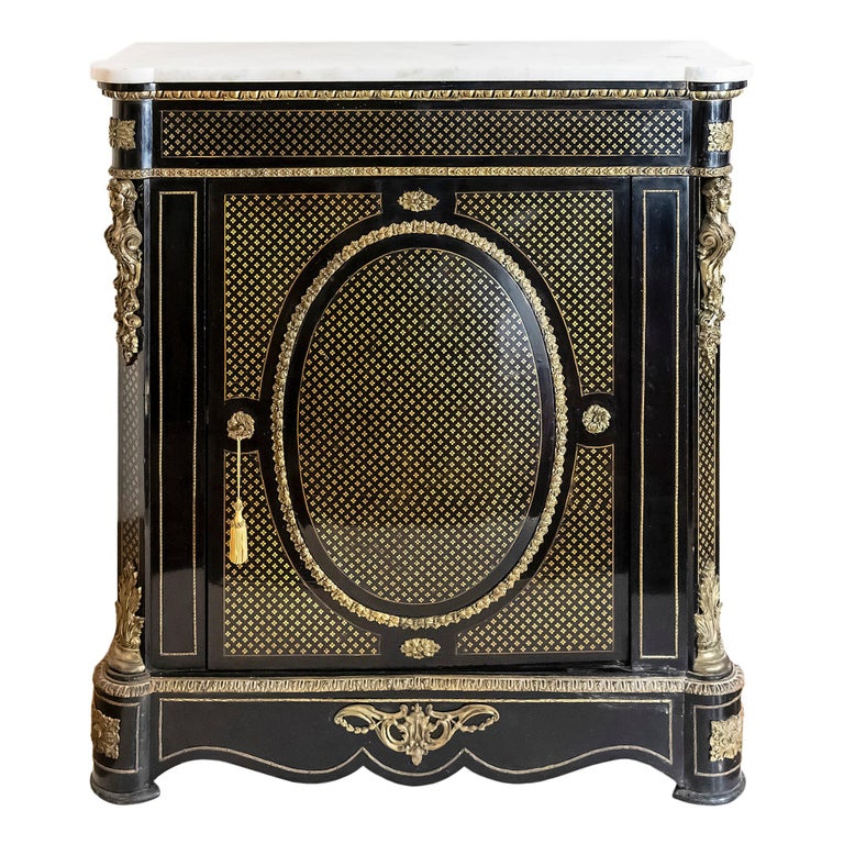 French 19th Century Napoleon III Cabinet For Sale