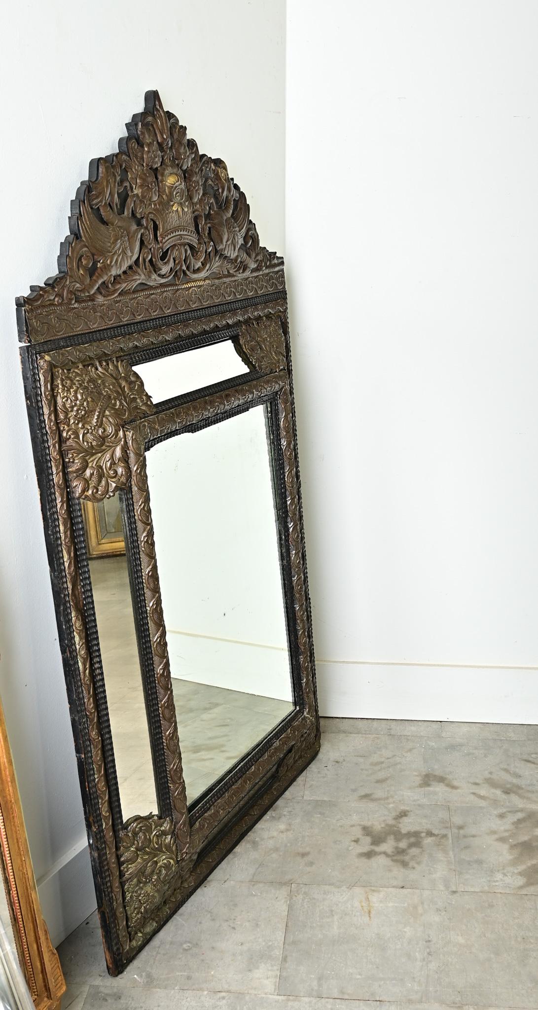 Miroir à coussin Napoléon III du 19ème siècle 3