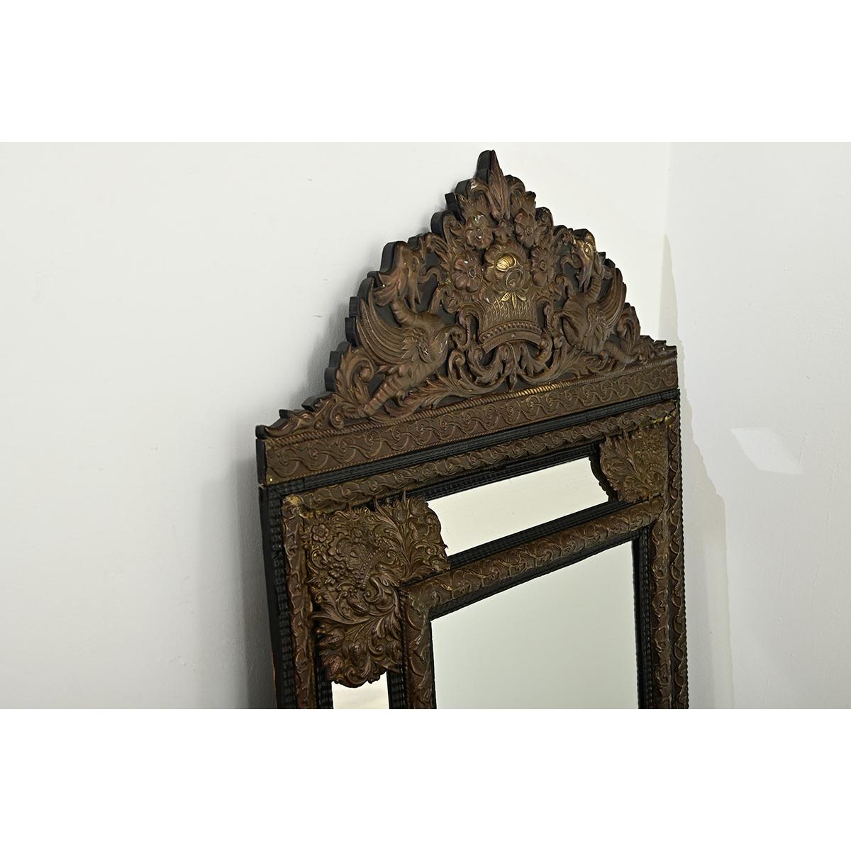 French 19th Century Napoleon III Cushion Mirror For Sale 2