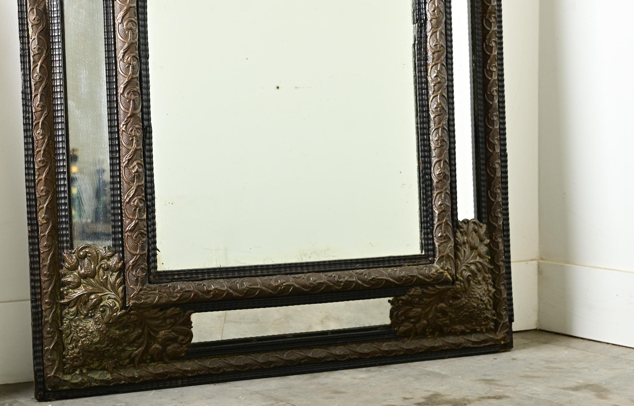 Miroir à coussin Napoléon III du 19ème siècle 2