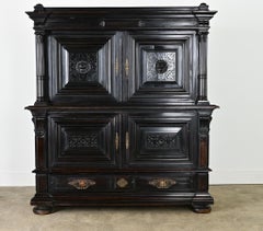 French 19th Century Napoleon III Ebonized Cabinet