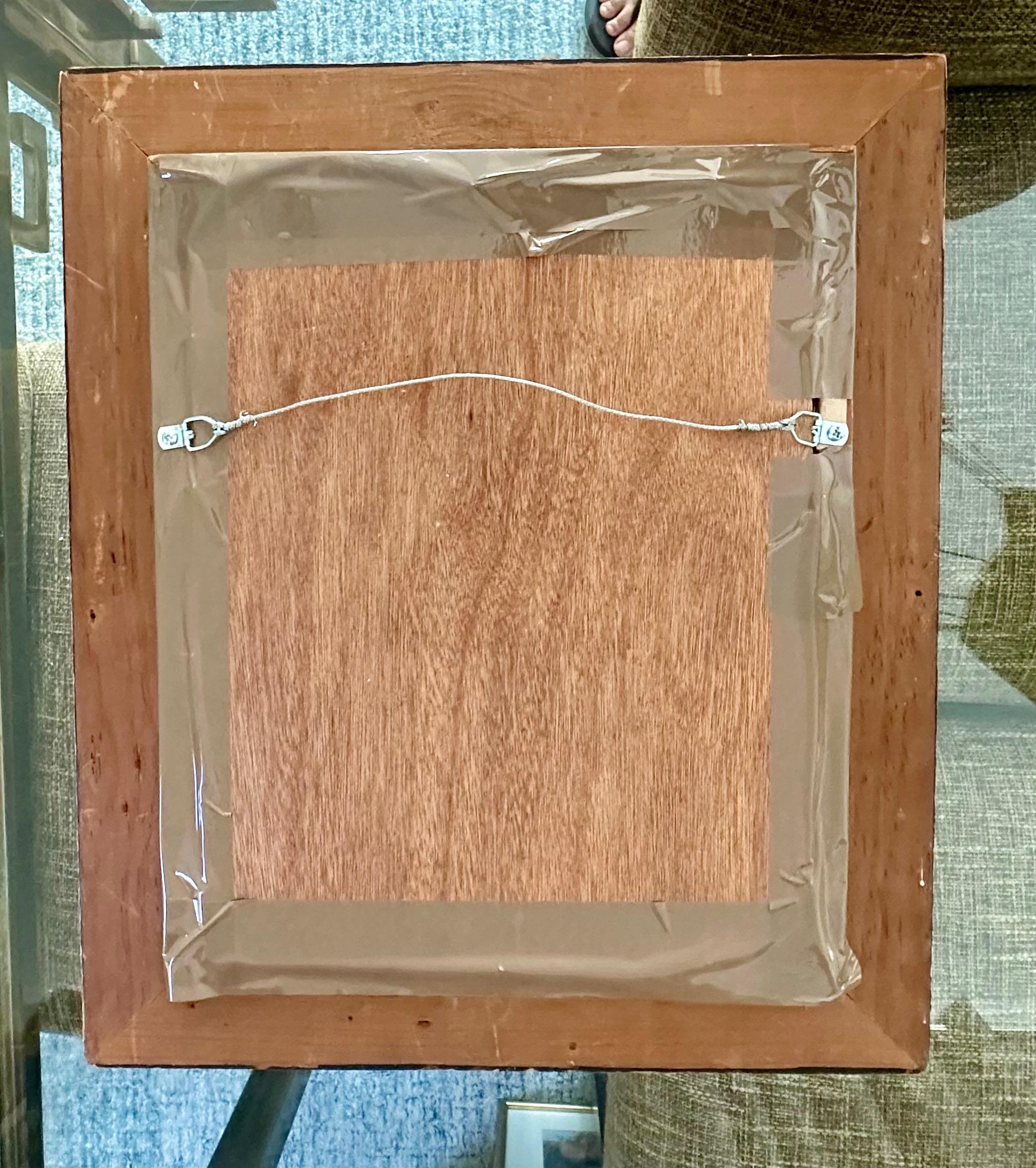Espejo de pared francés de madera dorada Napoleón III del siglo XIX en venta 8