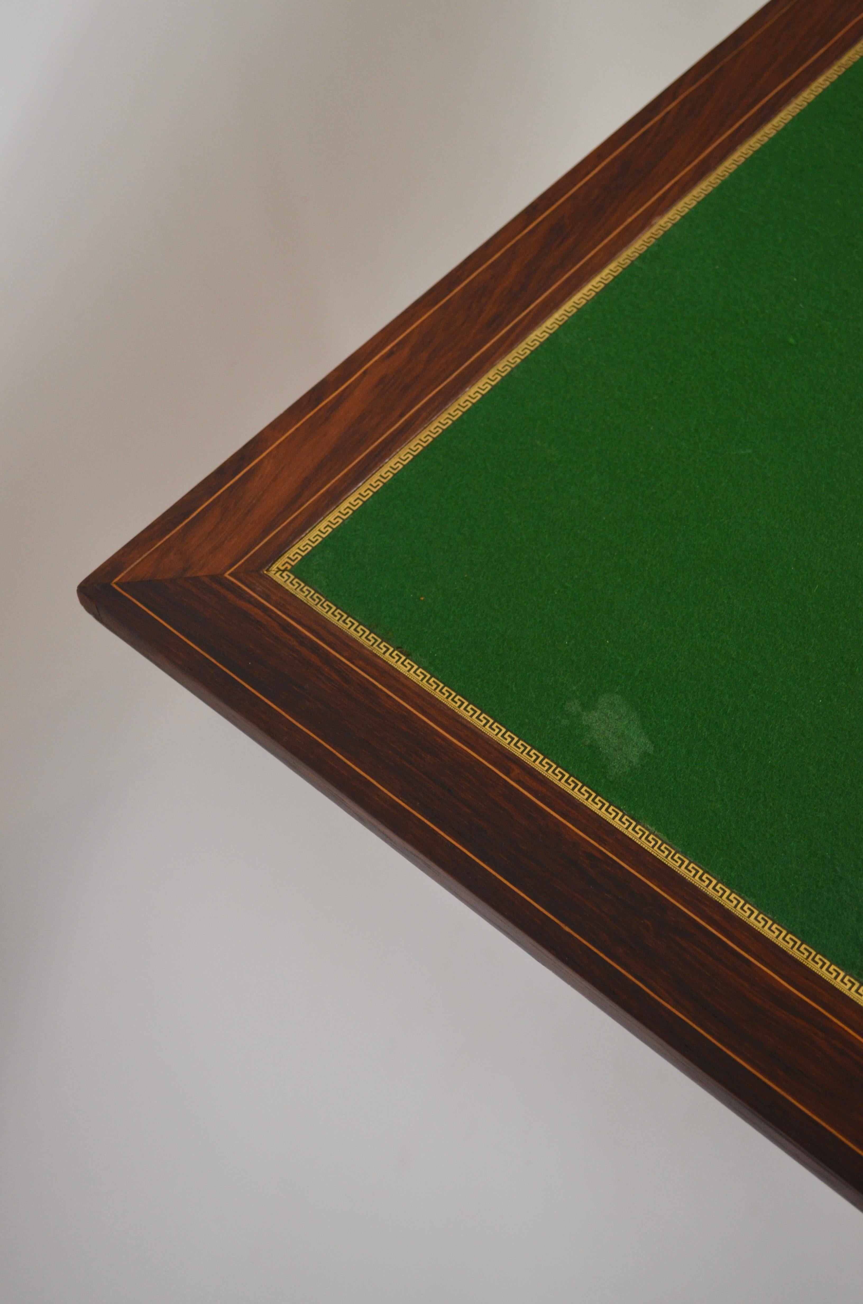 French 19th Century Napoleon III Parquetry Game Table For Sale 2