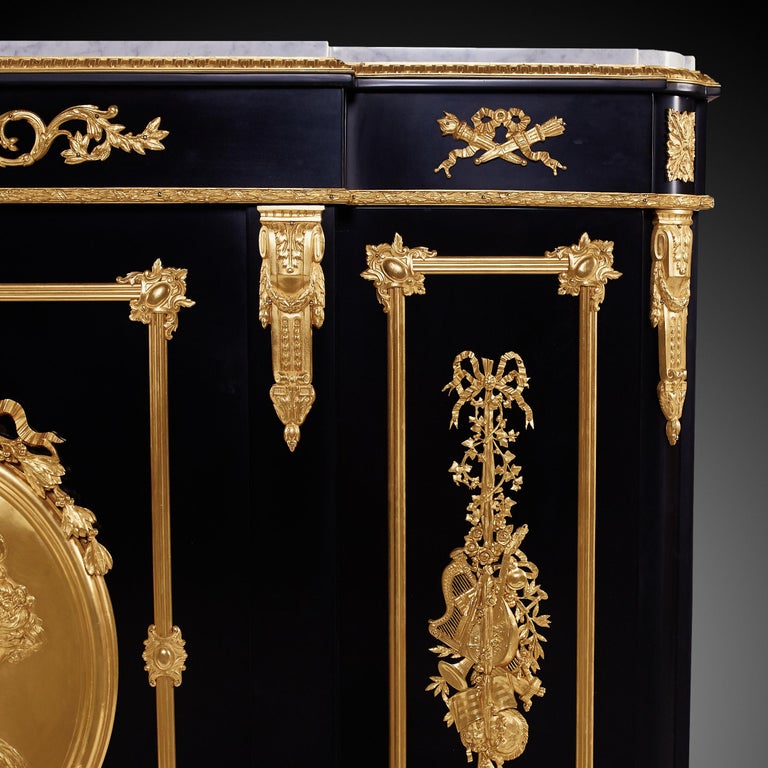 French 19th Century Napoleon III Period Cabinet by Diehl For Sale 5