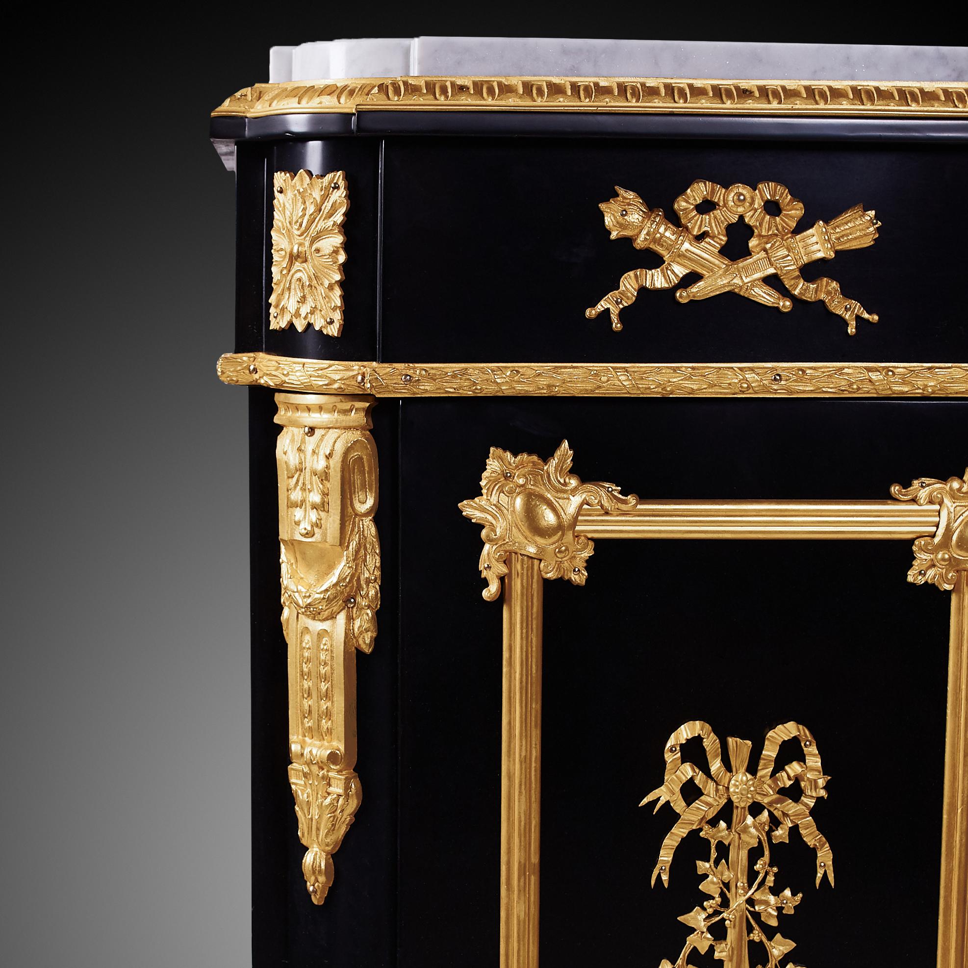 French 19th Century Napoleon III Period Cabinet by Diehl 4