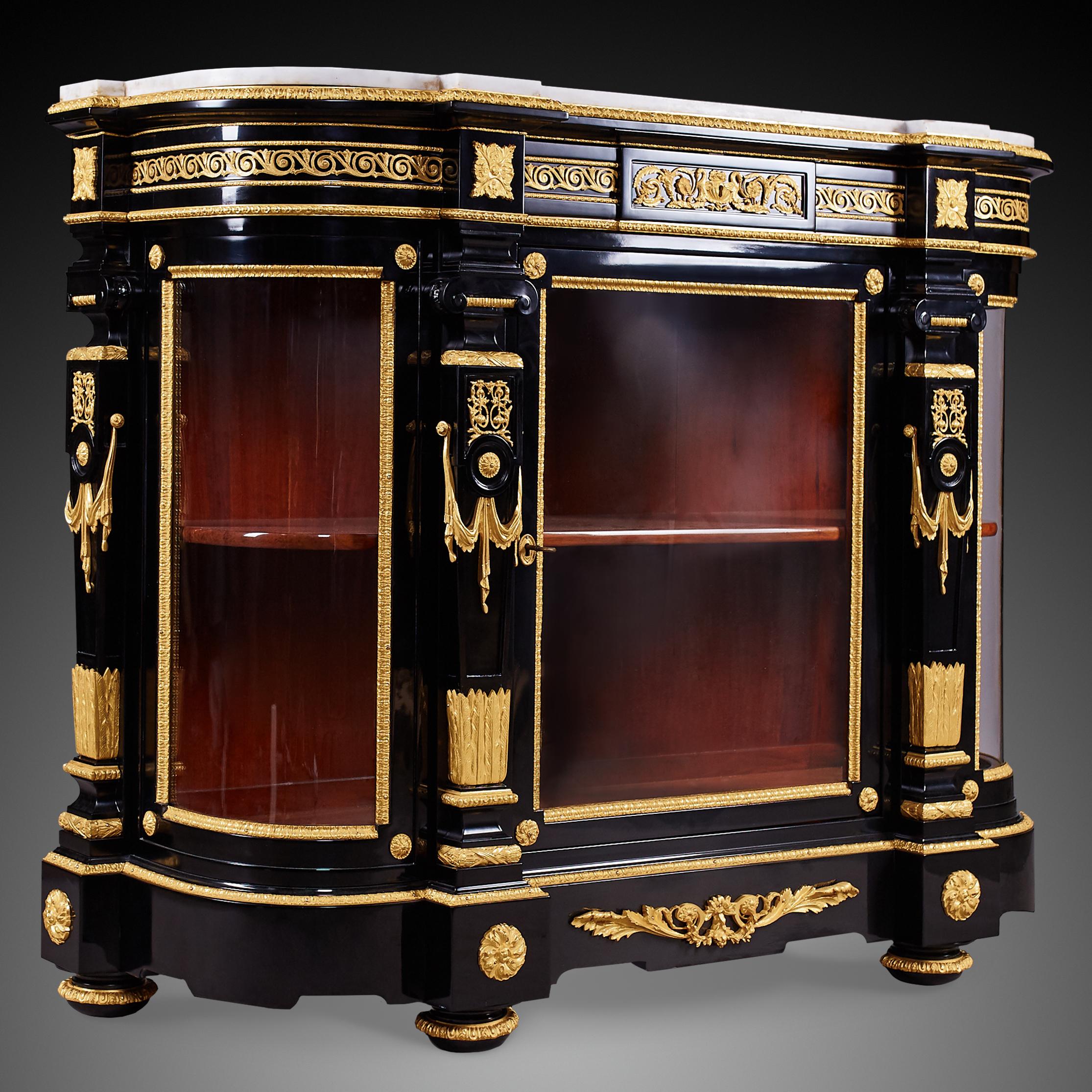 French 19th century Napoleon III period cabinet. This cabinet is after very good quality renovation.