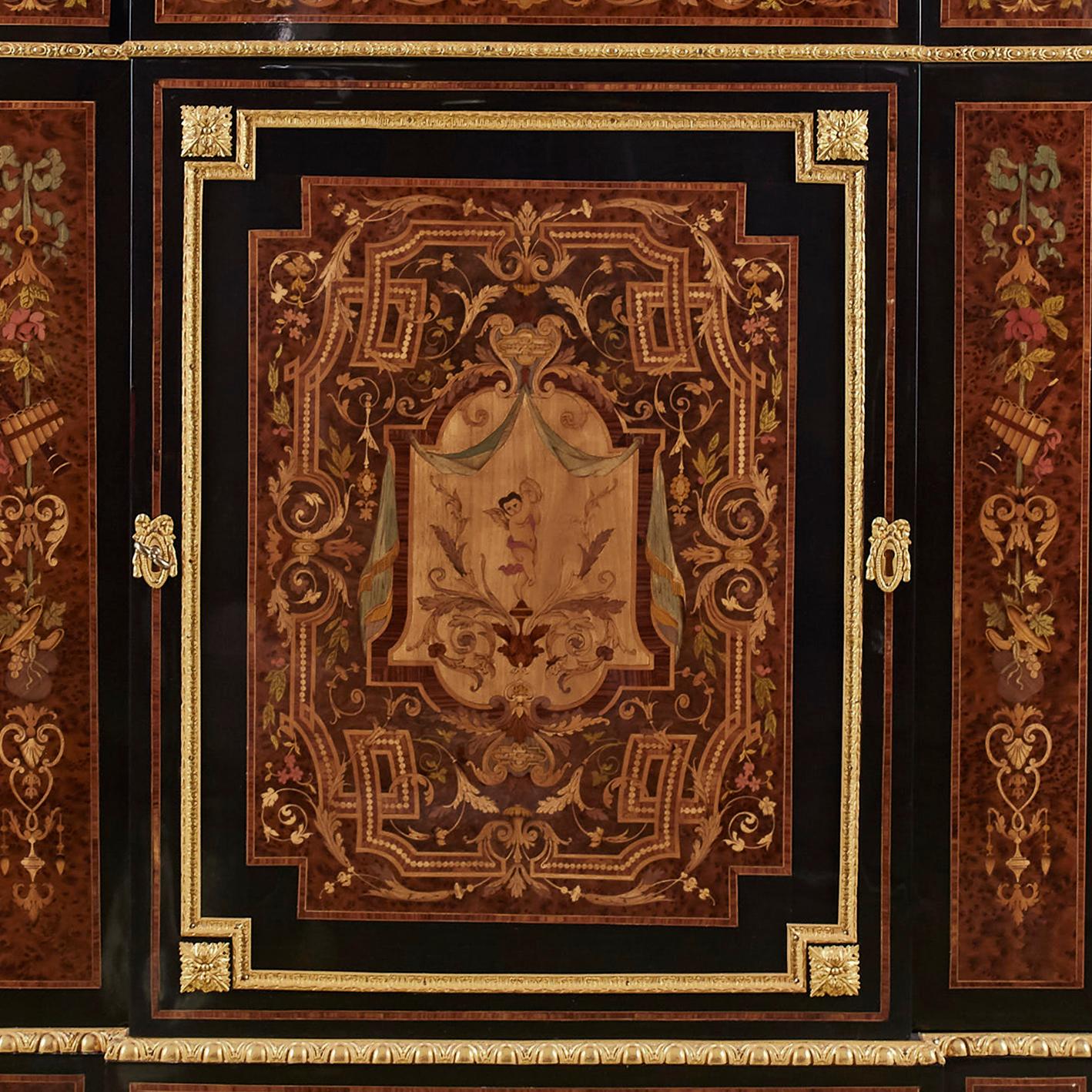 Legno Gabinetto francese del XIX secolo del periodo di Napoleone III in vendita