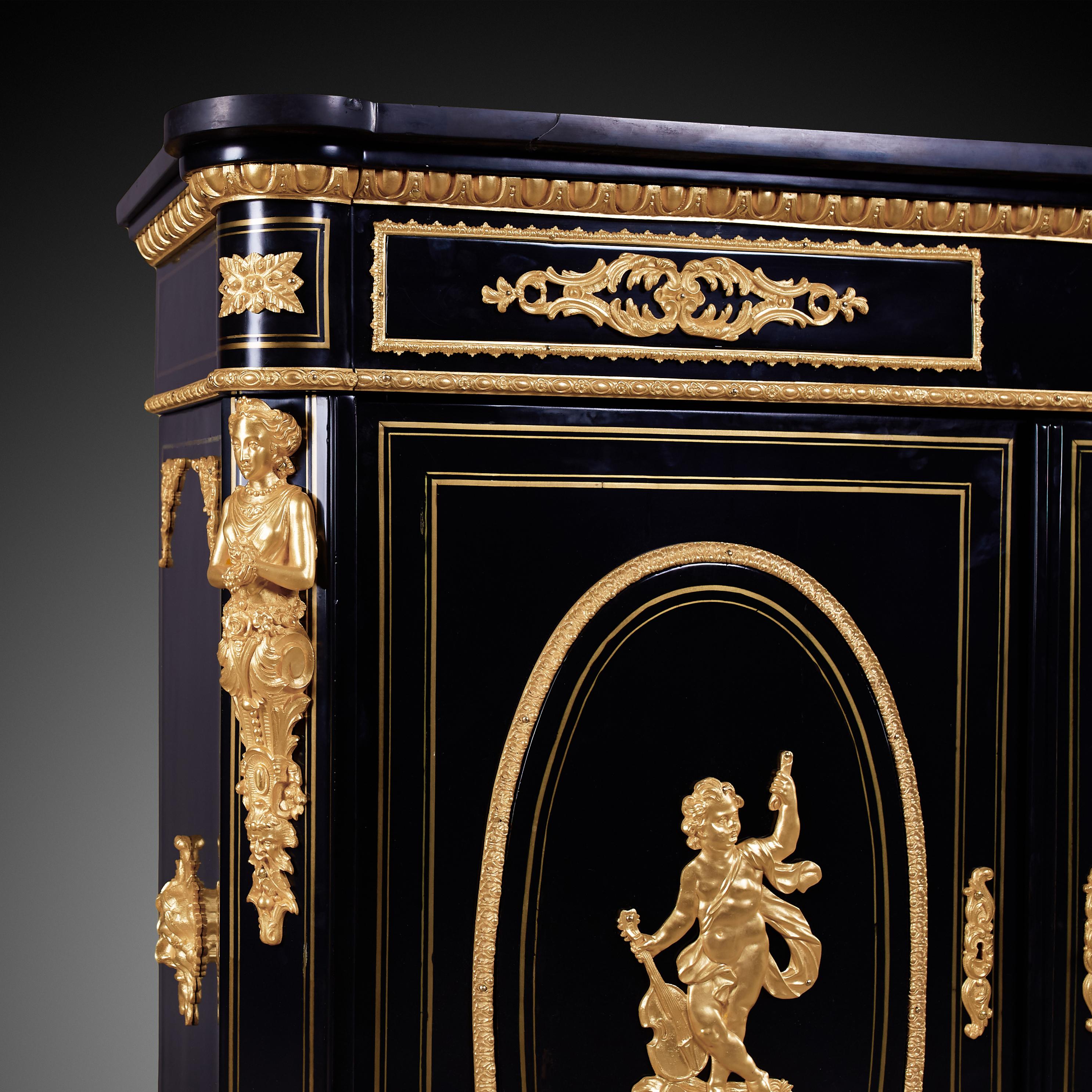 Français 19ème siècle Napoléon III  Cabinet d'époque 1