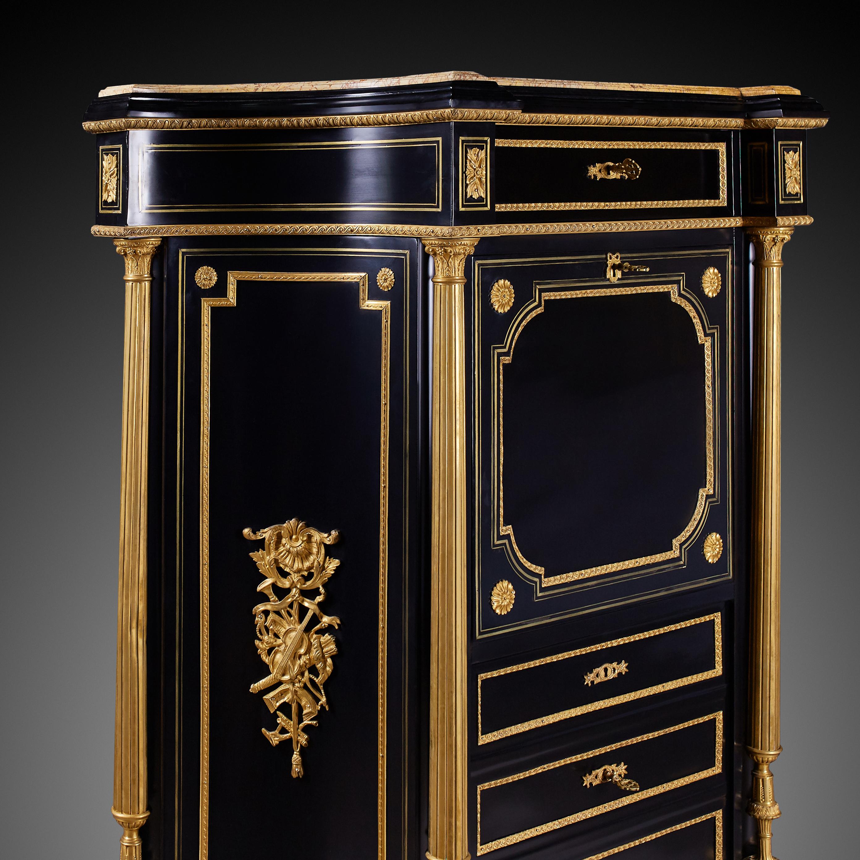 French 19th Century Napoleon III Period Cabinet For Sale 2
