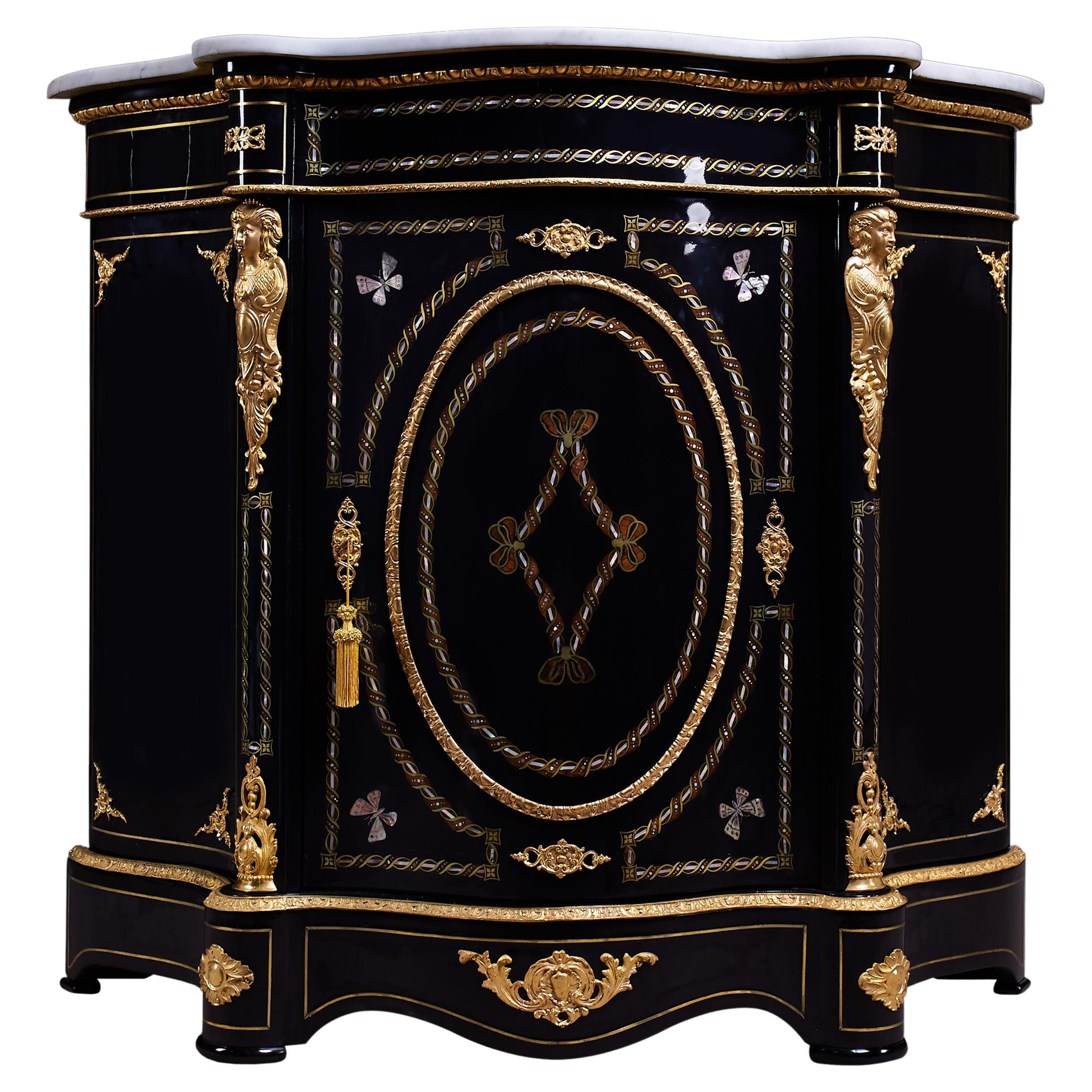 French 19th Century Napoleon III Period Cabinet For Sale