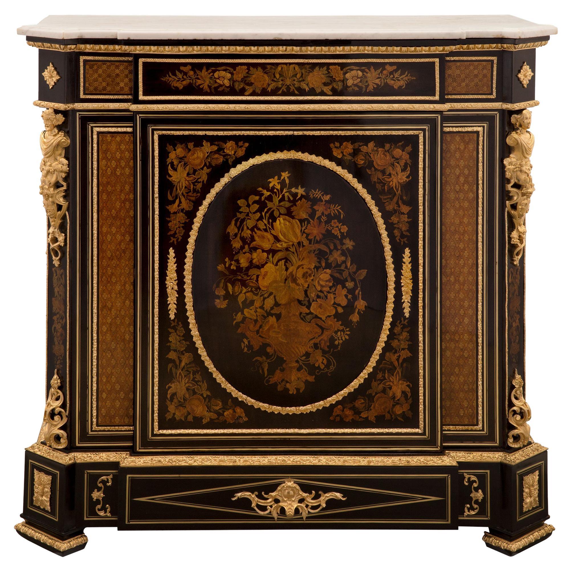 French 19th Century Napoleon III Period Cabinet For Sale