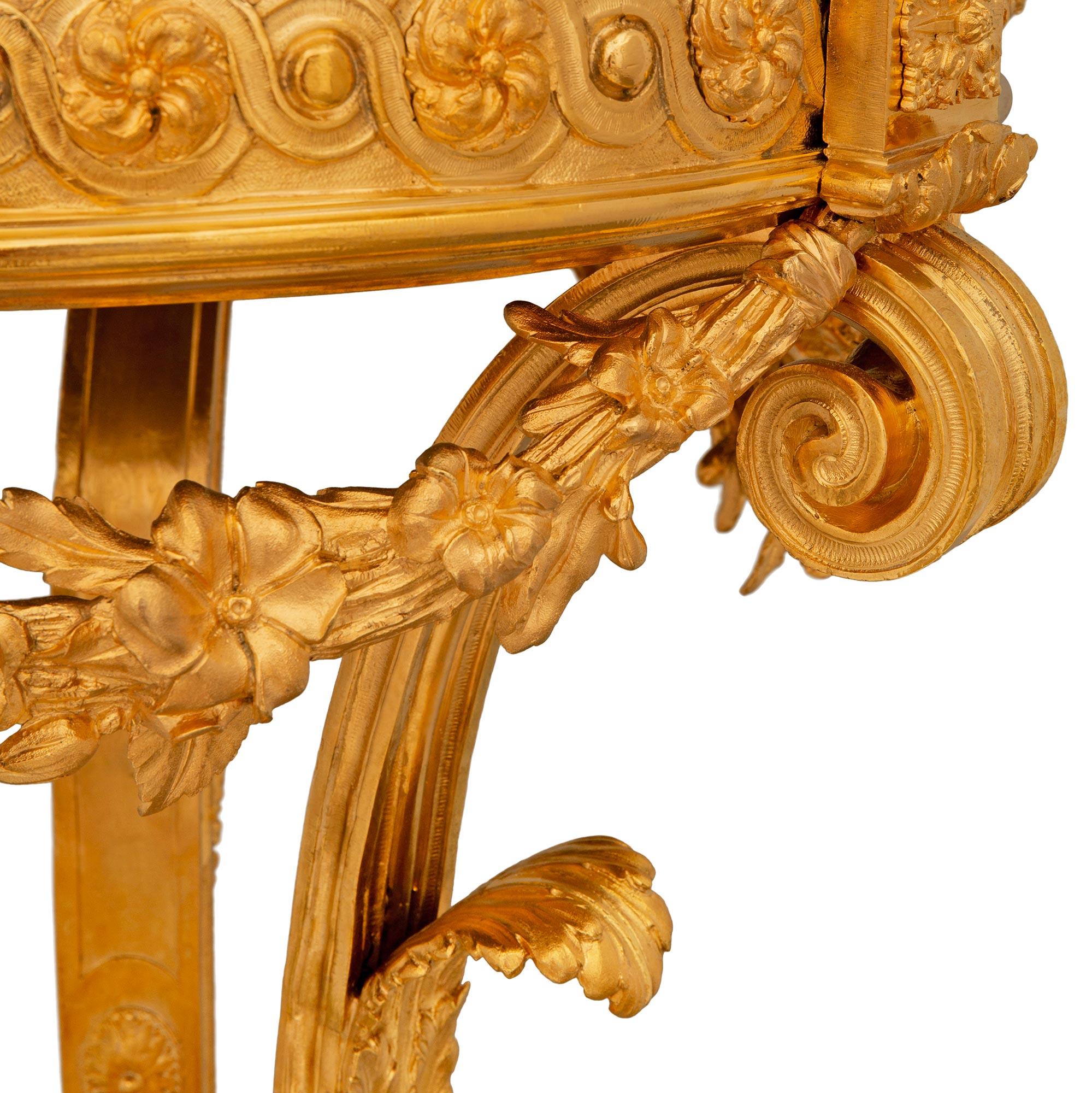 Fioriera in ormolu francese del XIX secolo, periodo Napoleone III, stile Luigi XVI in vendita 1