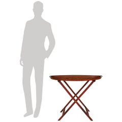 French 19th century Napoleon III Period patinated Metal serving tray/table