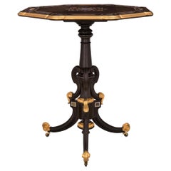 French 19th Century Napoleon III Period Side Table