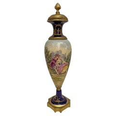 French 19th Century Napoleon III Sevres Style Porcelain Vase