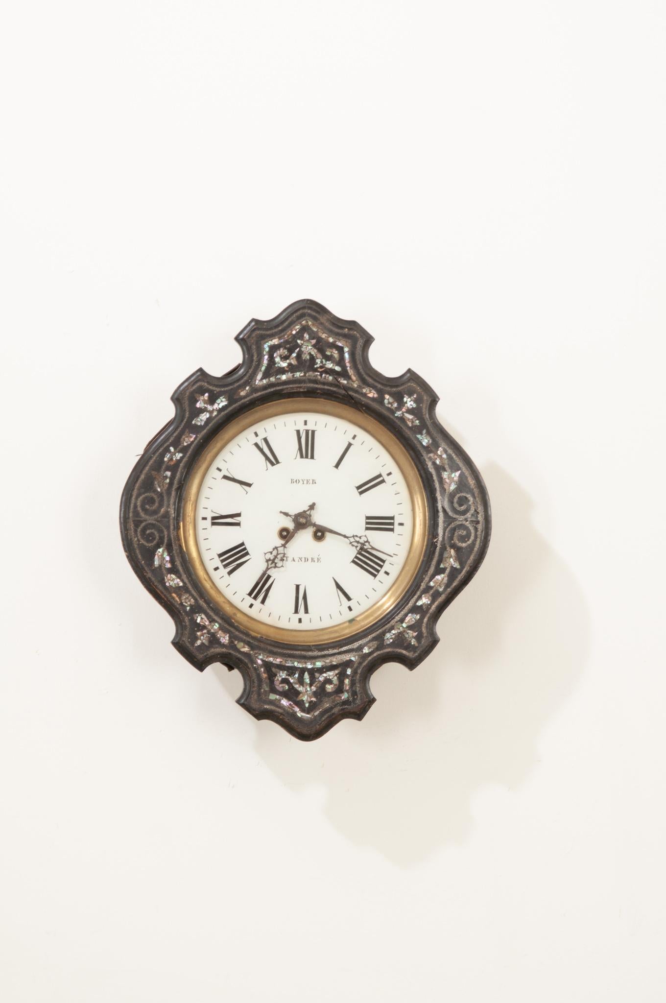 french wall clock