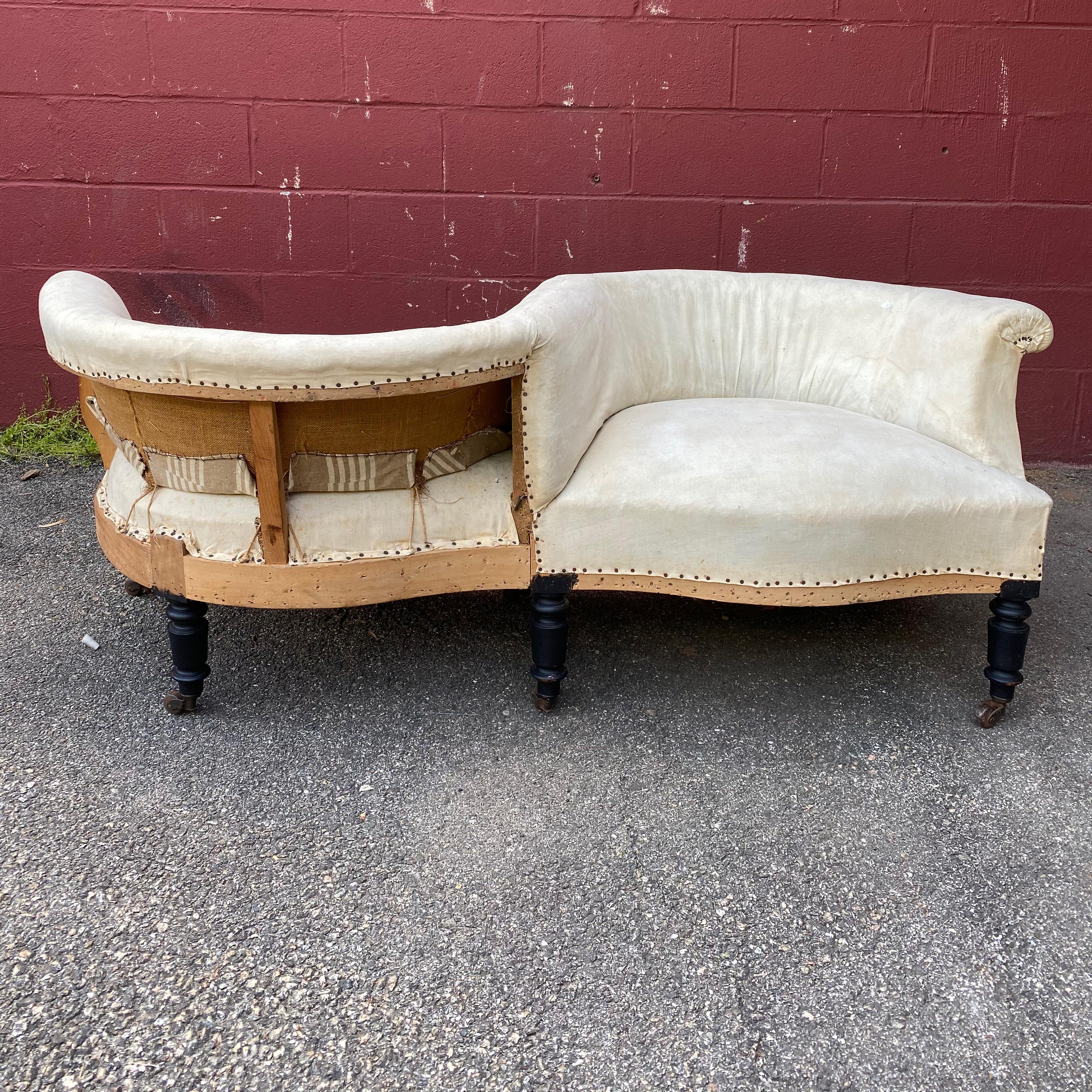 French 19th Century Napoleon III Tête-à-Tête In Good Condition In Buchanan, NY